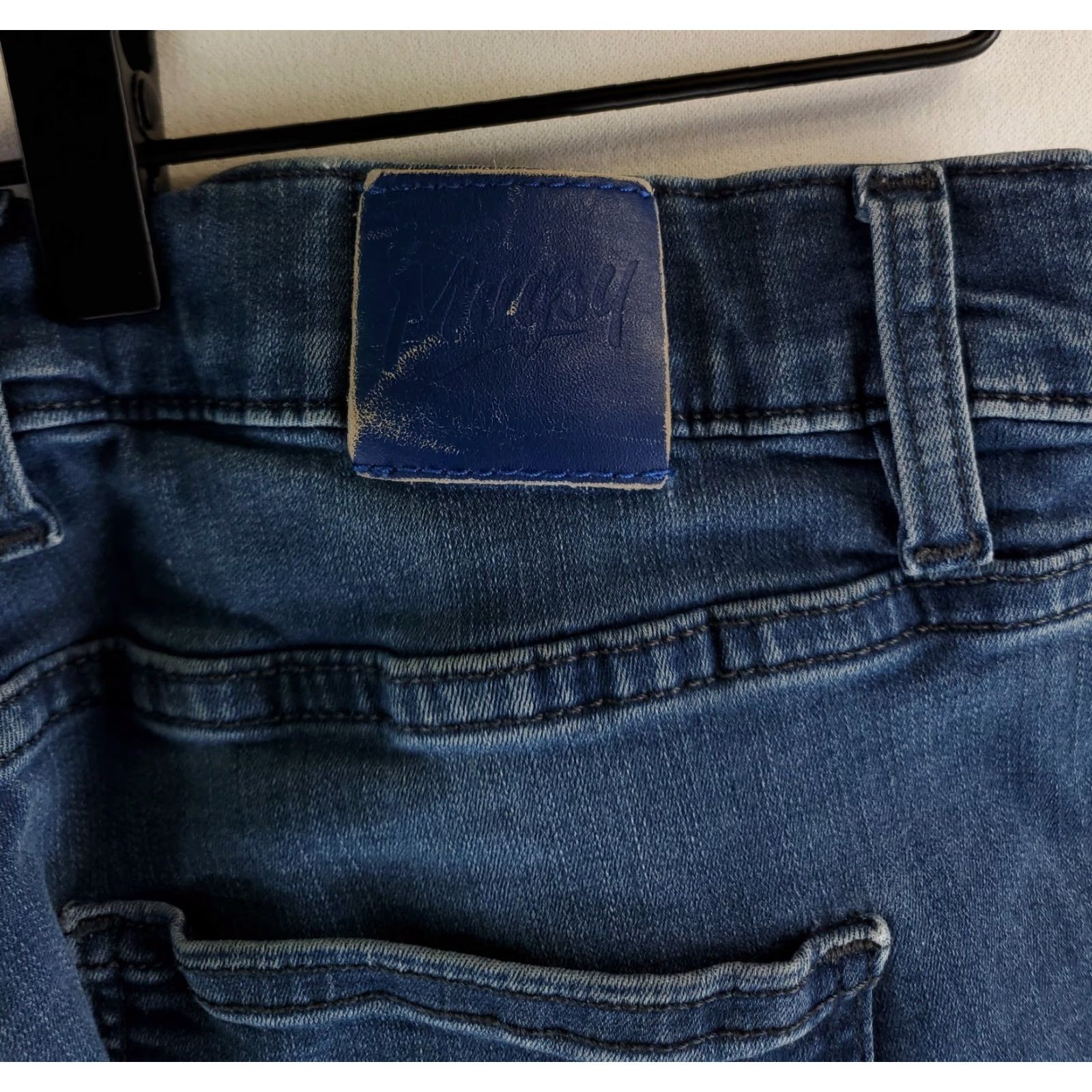 Vintage Mugsy Lake Shores Blue Jeans Stretch Mens 32x31 Regular Inseam 31 Tapered Blue Denim Denim Jeans 32 Mens Lake Shores Size US 32 / EU 48 - 3 Thumbnail