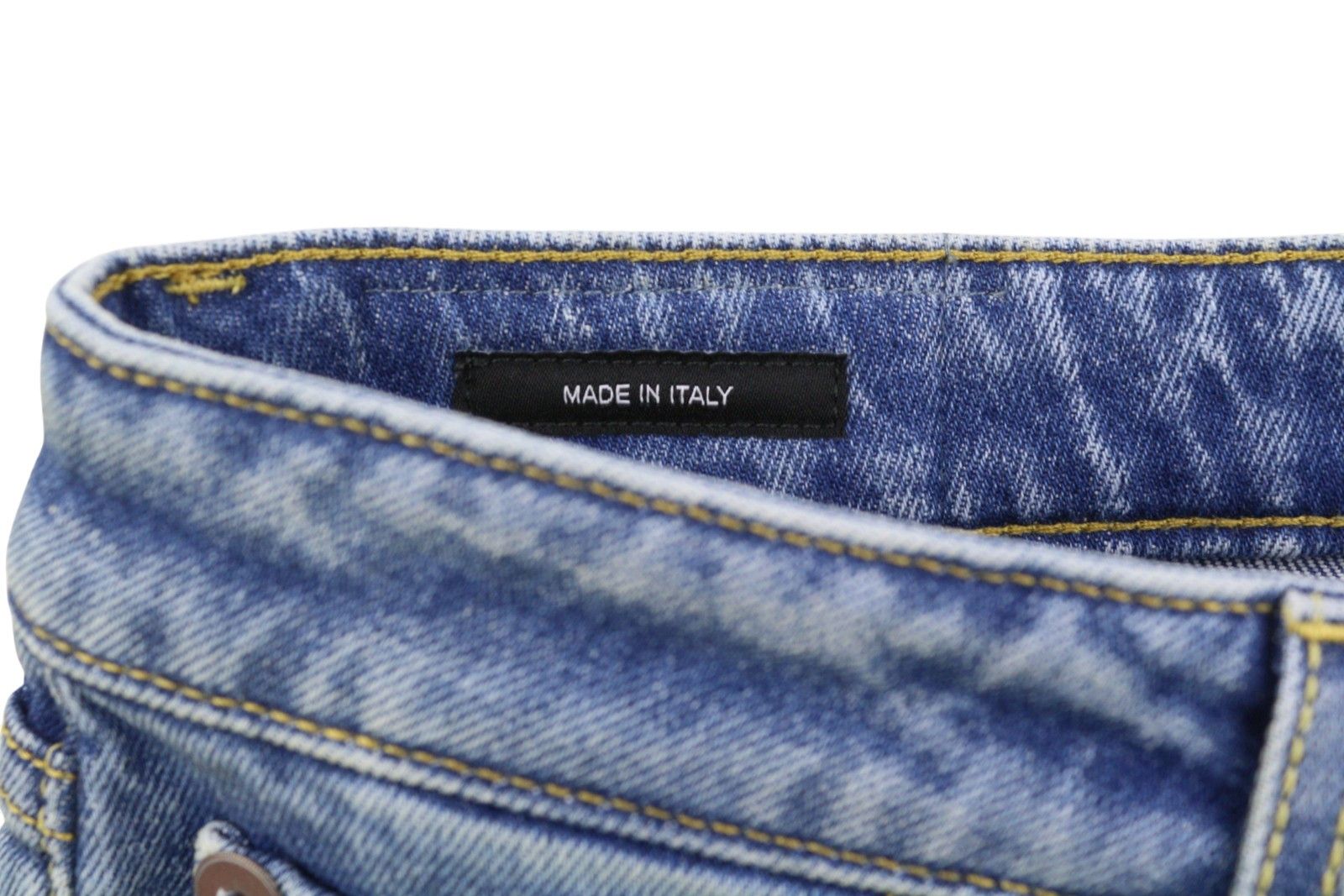R13 KICK FIT 29 Jasper Stretch Cropped Faded Blue PS26 89078 Size 29" - 8 Thumbnail
