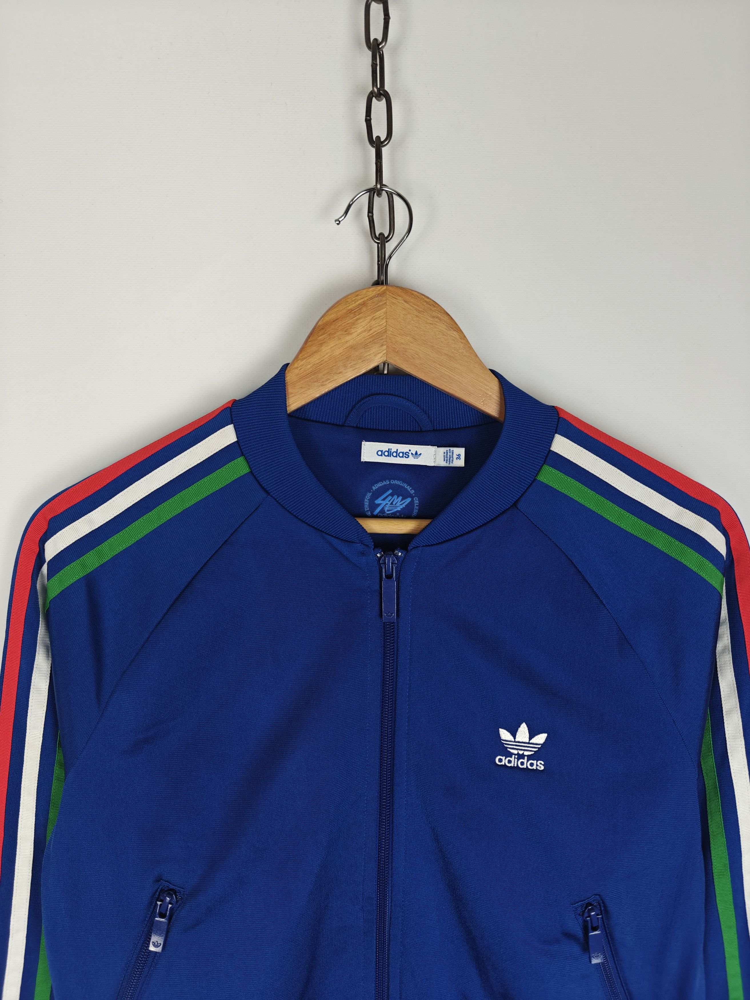 Adidas Adidas Originals Track Top Jacket Zip Blue size 36 Size S / US 4 / IT 40 - 2 Thumbnail