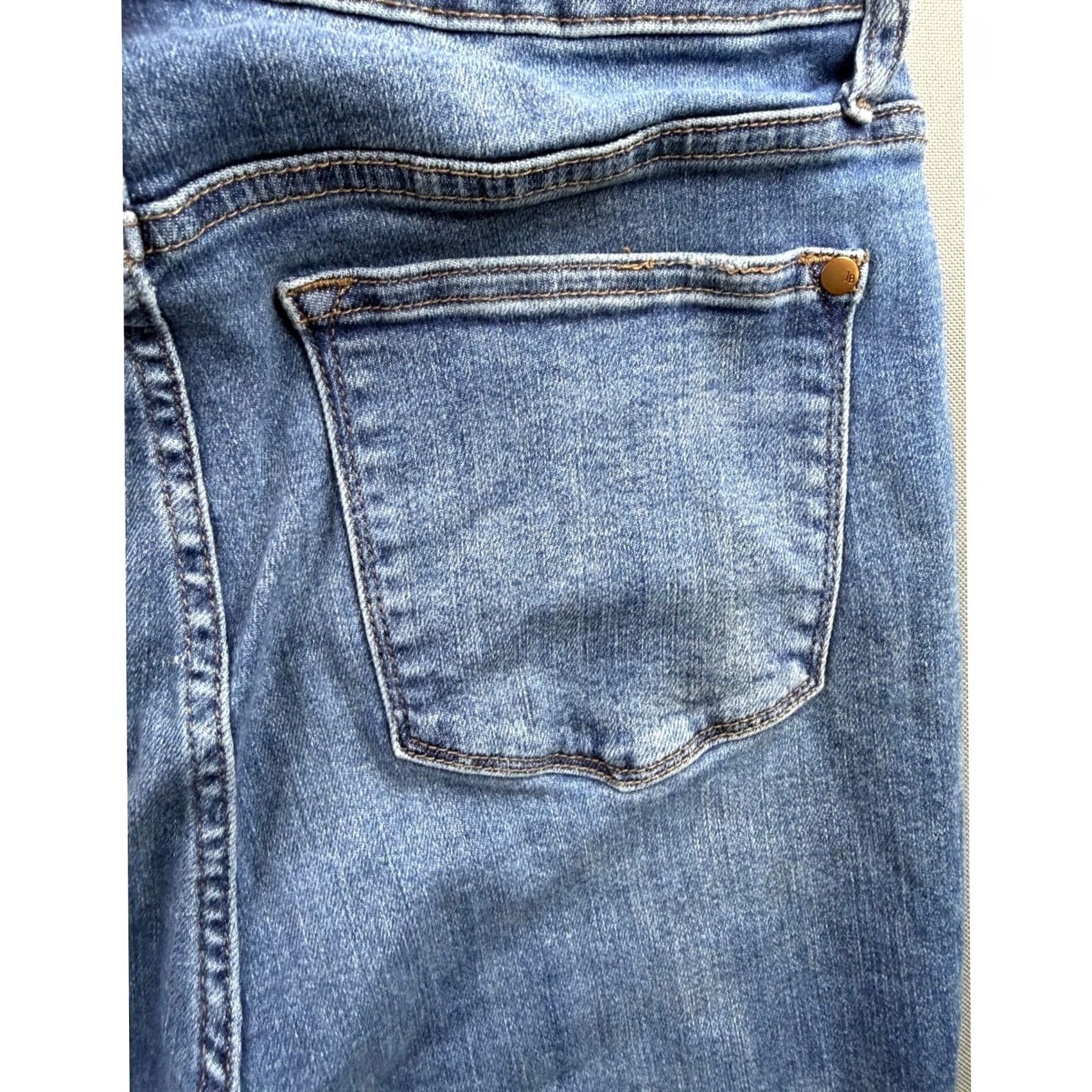 Vintage Judy Blue Skinny Jeans Women Blue High Rise Stretch Denim 29x27 Size 29" - 4 Thumbnail
