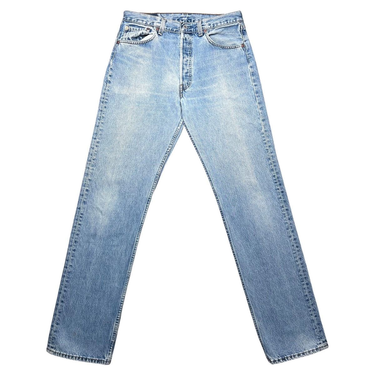 Vintage 1990s Levi’s 501xx Button Fly Made USA Denim Jeans