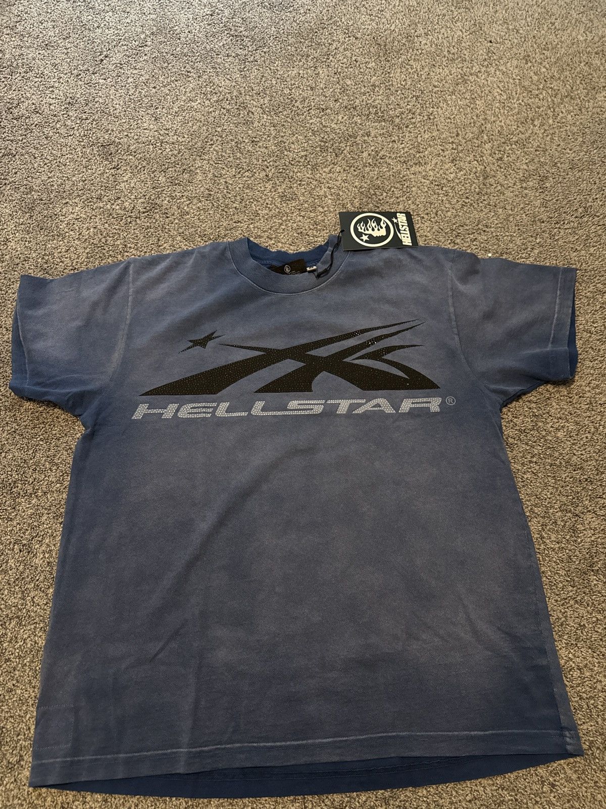 HELLSTAR Holy F*N Grail - Hellstar Rhinestone Tee (medium) Size US M / EU 48-50 / 2 - 1 Thumbnail