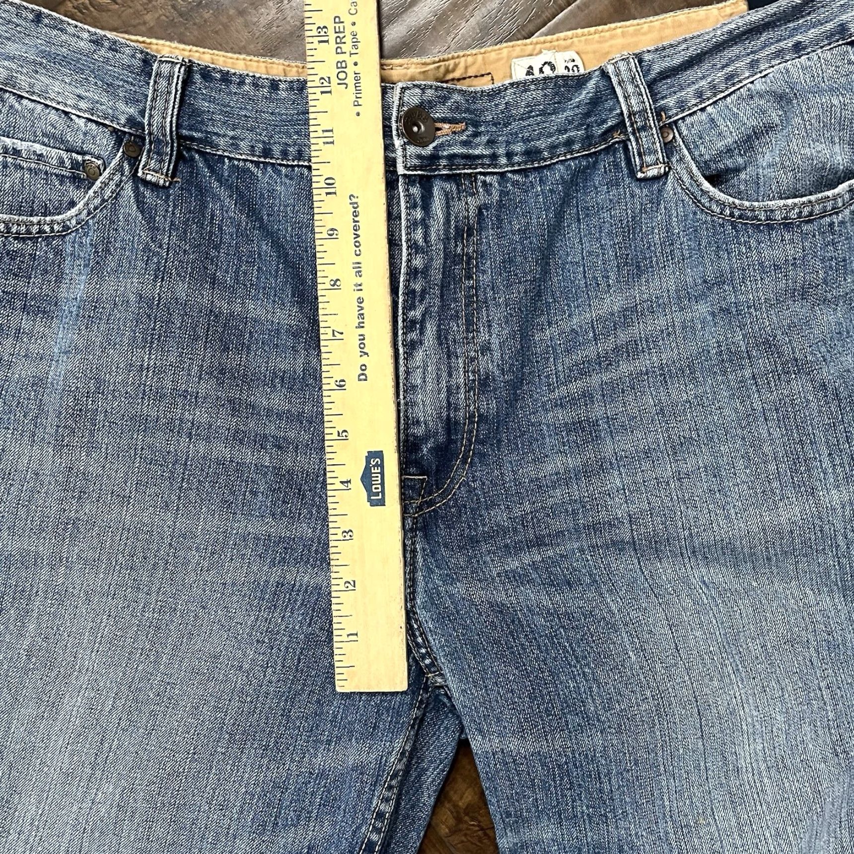 Vintage VINTAGE Plugg Jeans Mens 40x30 Baggy Wide Leg 90s Y2K Skater Hip Hop Grunge Straight Jeans 5-Pocket Blue Cotton Denim Mens Size US 40 / EU 56 - 3 Thumbnail