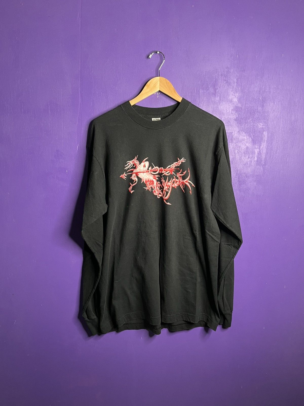 Band Tees × Vintage Vintage 90s The Mermen tour long-sleeve t-shirt Size US XL / EU 56 / 4 - 1 Thumbnail