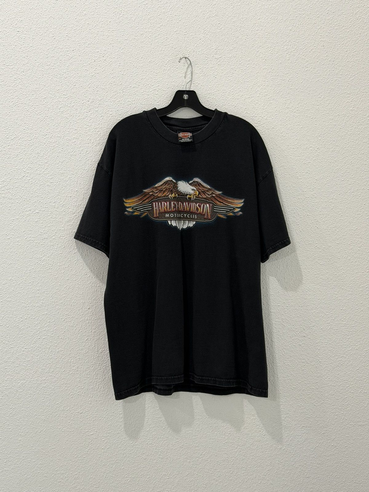 Harley Davidson Vintage 90s Harley Davidson Red Deer, Alberta Canada XL USA Size US XL / EU 56 / 4 - 3 Thumbnail