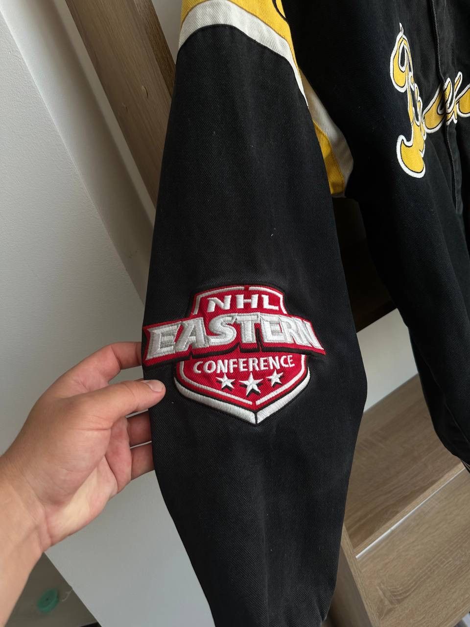 NHL × Vintage Vintage Hockey Delong NHL Boston Bruins Bomber Jacket Size US M / EU 48-50 / 2 - 10 Thumbnail