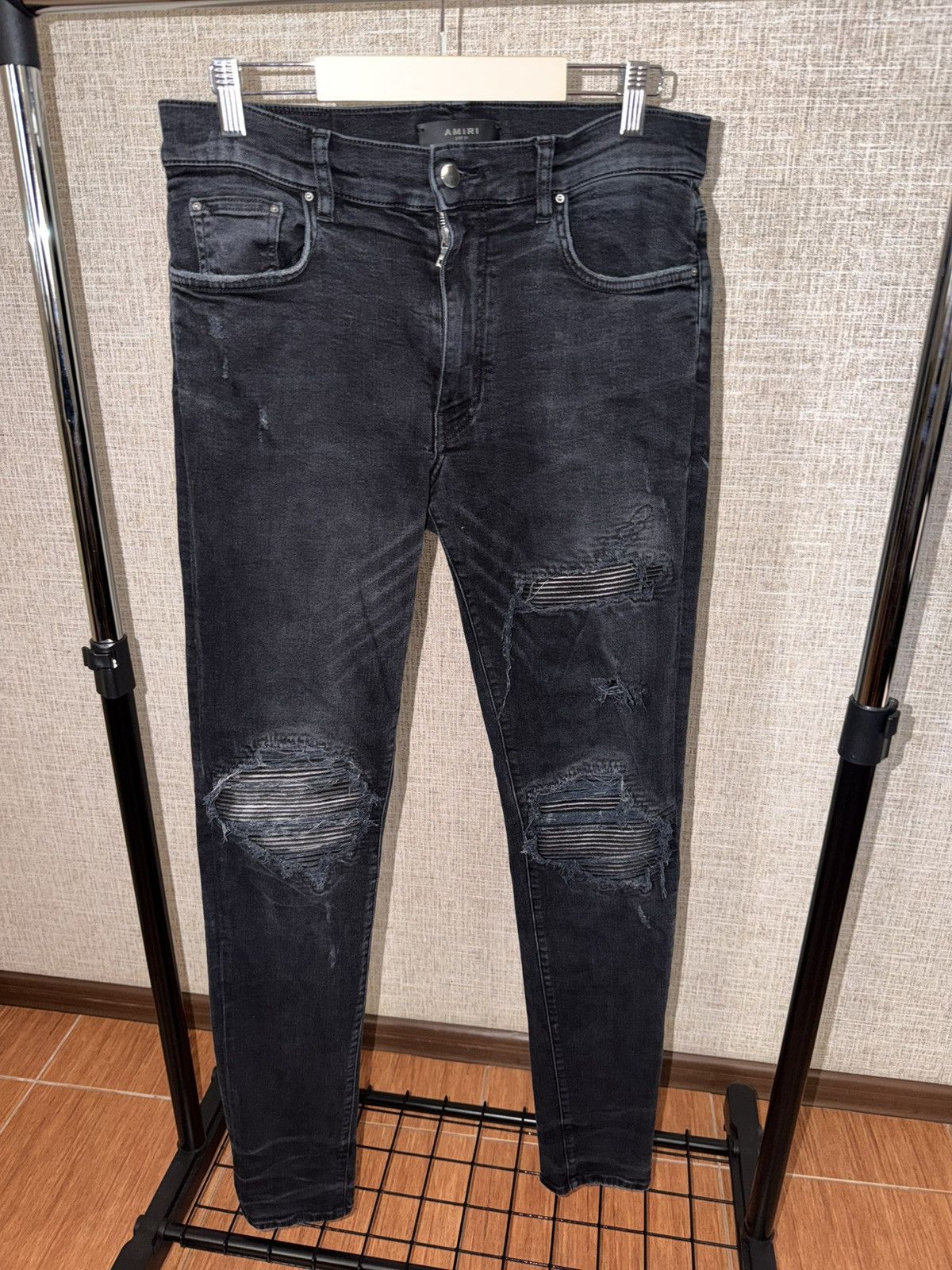 Amiri AMIRI MX1 BLACK JEANS Size US 34 / EU 50 - 1 Thumbnail