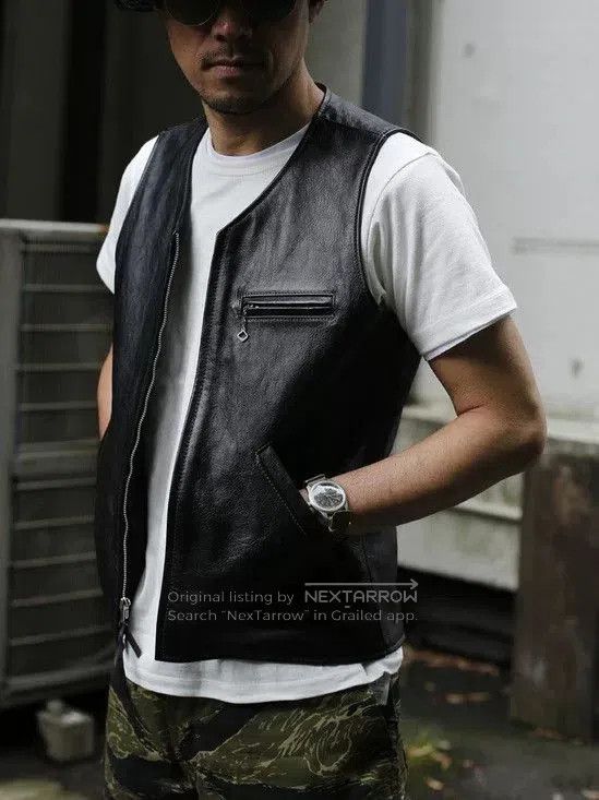 Other real mccoy's buco leather vest for men. Size US S / EU 44-46 / 1 - 9 Thumbnail
