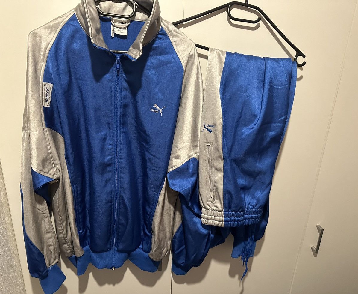 image of Puma Trainingsanzug Size XL Retro Tracksuit Puma in Grey, Men's