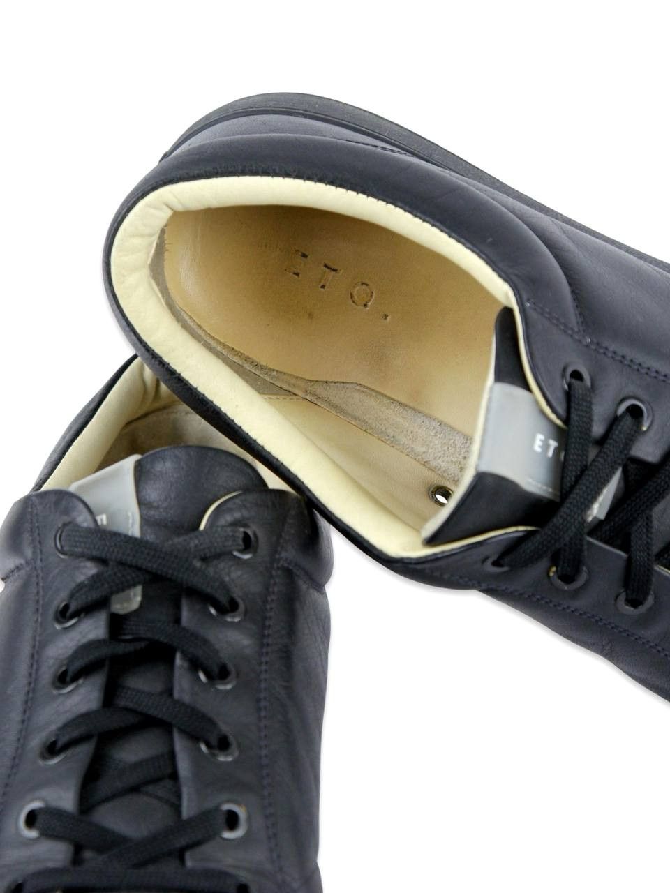 Etq ETQ Black leather sneakers Size US 11 / EU 44 - 7 Thumbnail