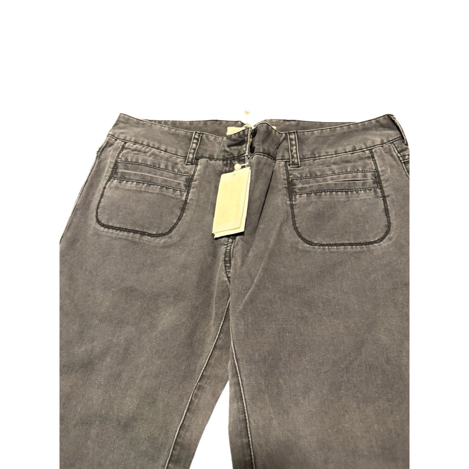3.1 Phillip Lim 3.1 Phillip Lim Grey Embroidered Feather Pants Women’s Size 8 Utility Trousers Size 30" / US 8 / IT 44 - 5 Thumbnail