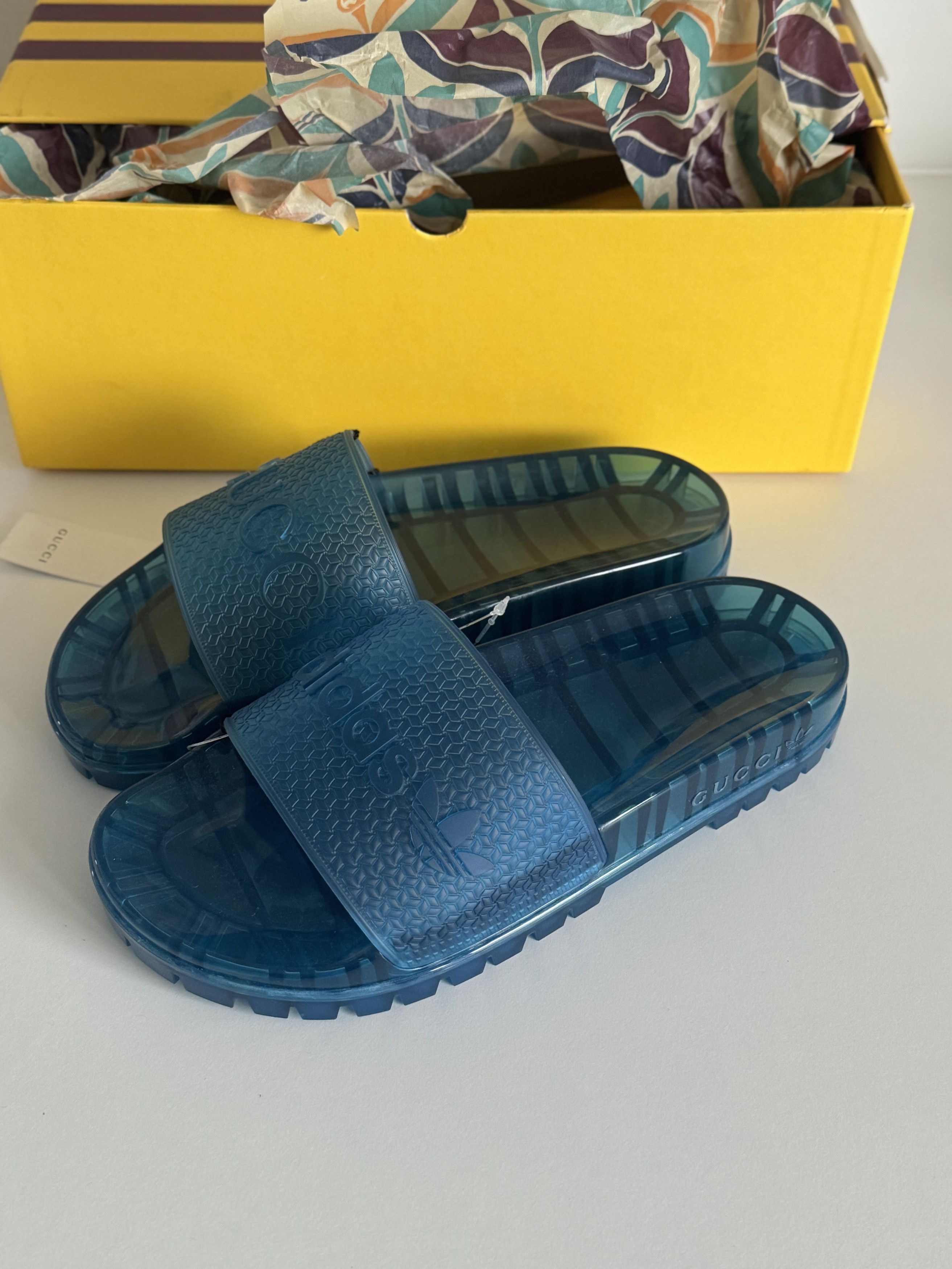 Adidas × Gucci Adidas X Gucci slide | Brand new | size 9 Size US 9 / EU 42 - 9 Thumbnail