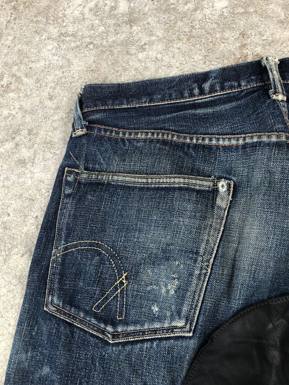Full Count & Co. Full Count 1340k Selvedge Denim Leather Limited Distressed Size US 32 / EU 48 - 19 Thumbnail