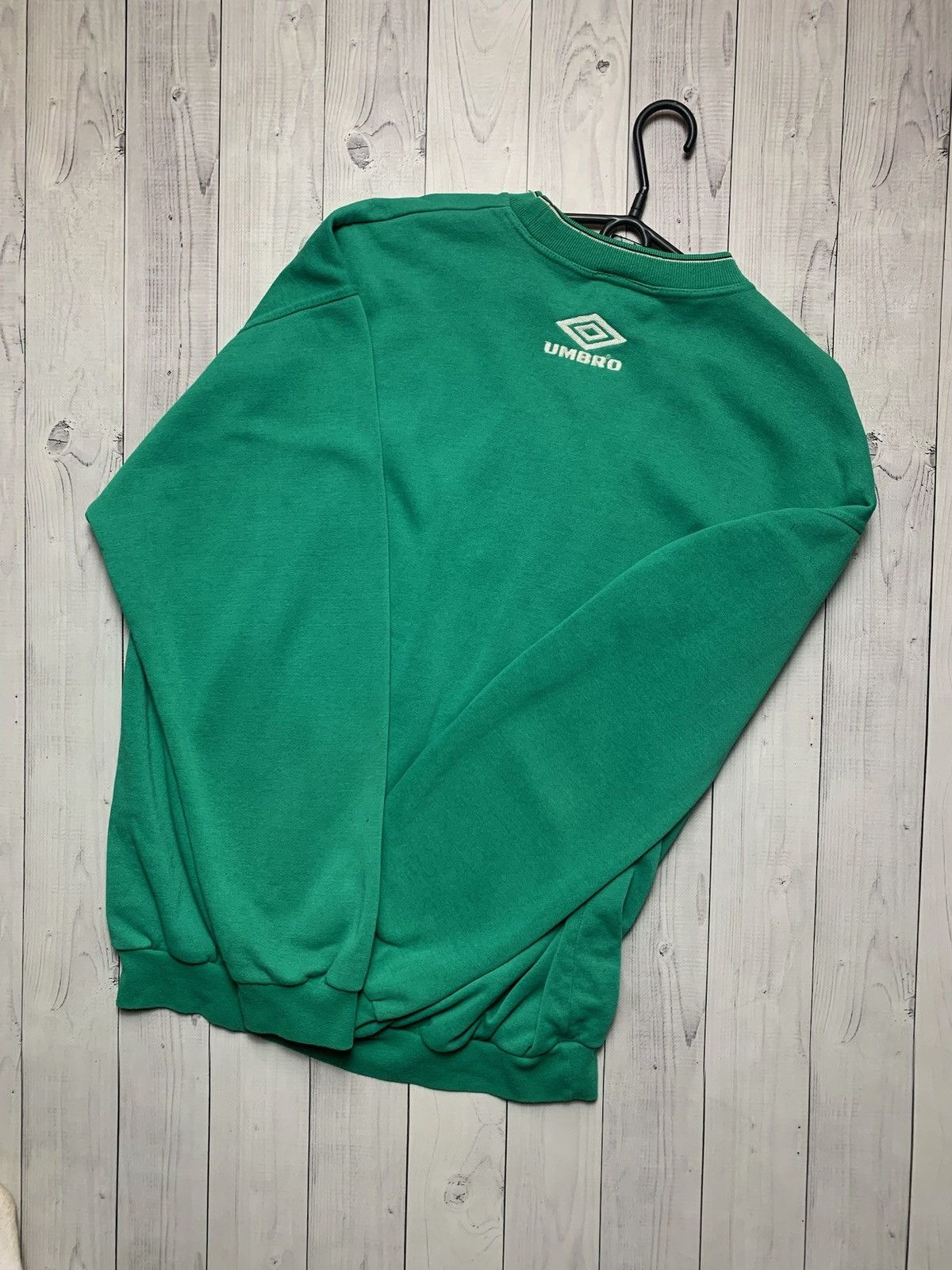 Umbro × Vintage Vintage Umbro Sweatshirt green rare big logo Celtic size XL Size US XL / EU 56 / 4 - 5 Thumbnail