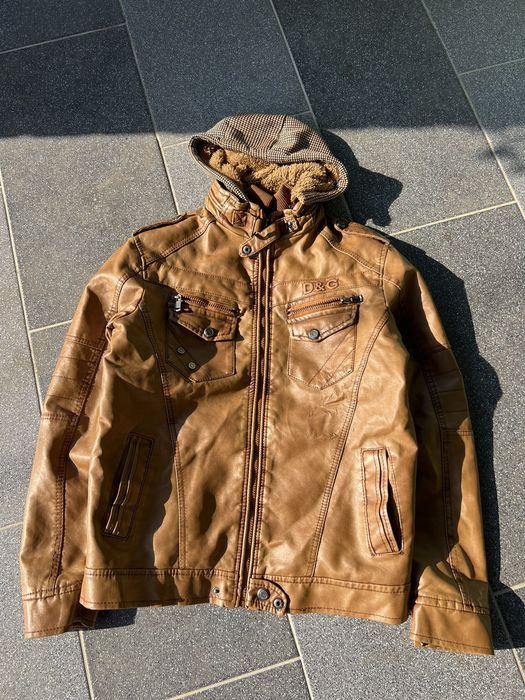 Leather jacket hotsell d&g price