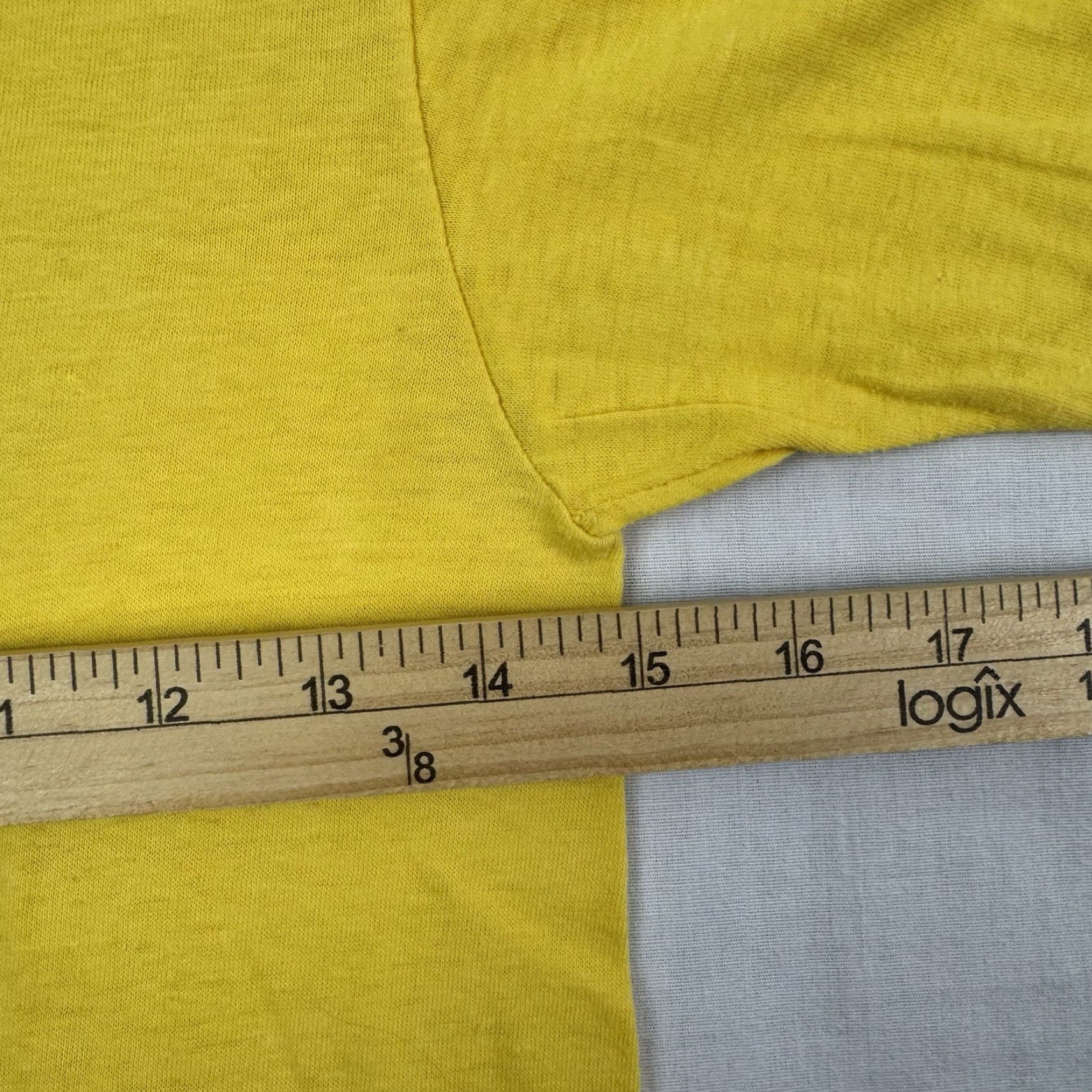 Vintage VINTAGE Hot Air Balloon Club T Shirt Adult Small Slim Iowa 80s Hipster Yellow Mens S Stedman Slim Fit Crew Neck Short Sleeve Size US S / EU 44-46 / 1 - 7 Thumbnail