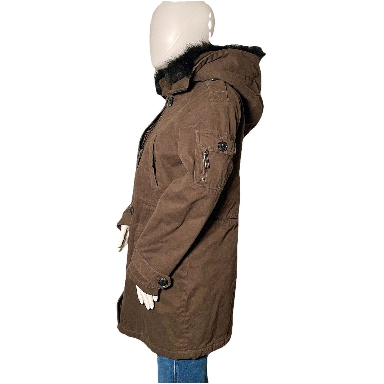 Michael Kors MICHAEL Michael KORS Heavy Jacket with Faux Fur Hood- Medium Size M / US 6-8 / IT 42-44 - 2 Thumbnail