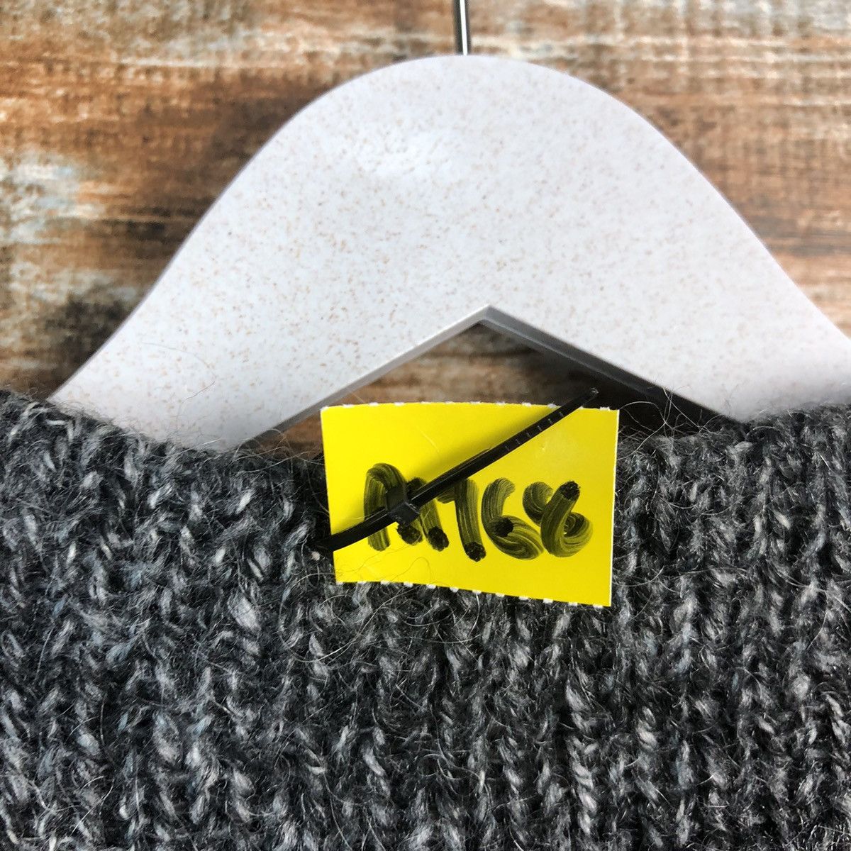 Homespun Knitwear Japanese Brand Grey mohair vintage Knitwear #A1768 Size US M / EU 48-50 / 2 - 10 Thumbnail