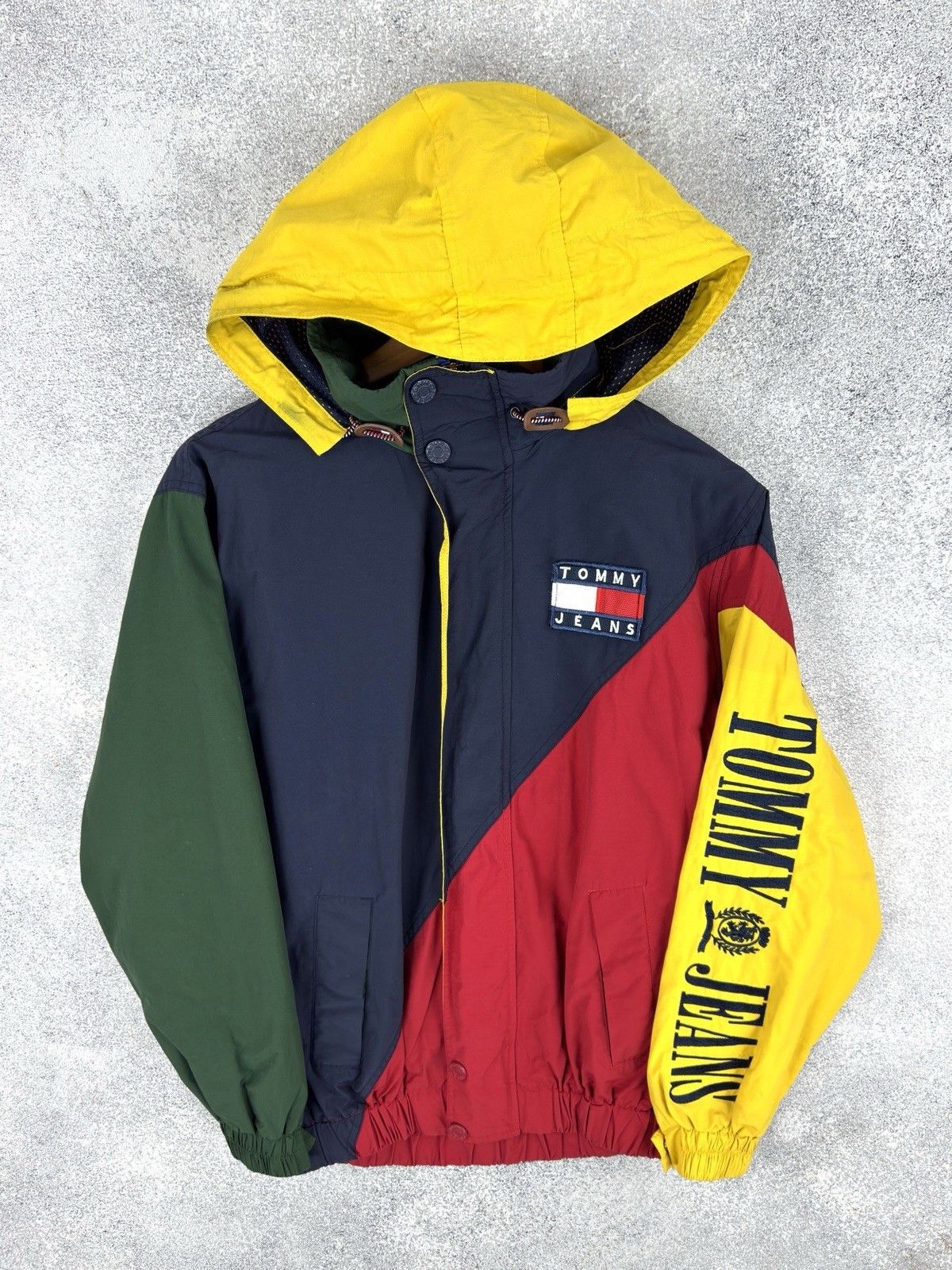 Tommy Hilfiger Tommy Hilfiger Tommy Jeans 90's Color-Blocked Hooded Sailing Size US XS / EU 42 / 0 - 1 Thumbnail