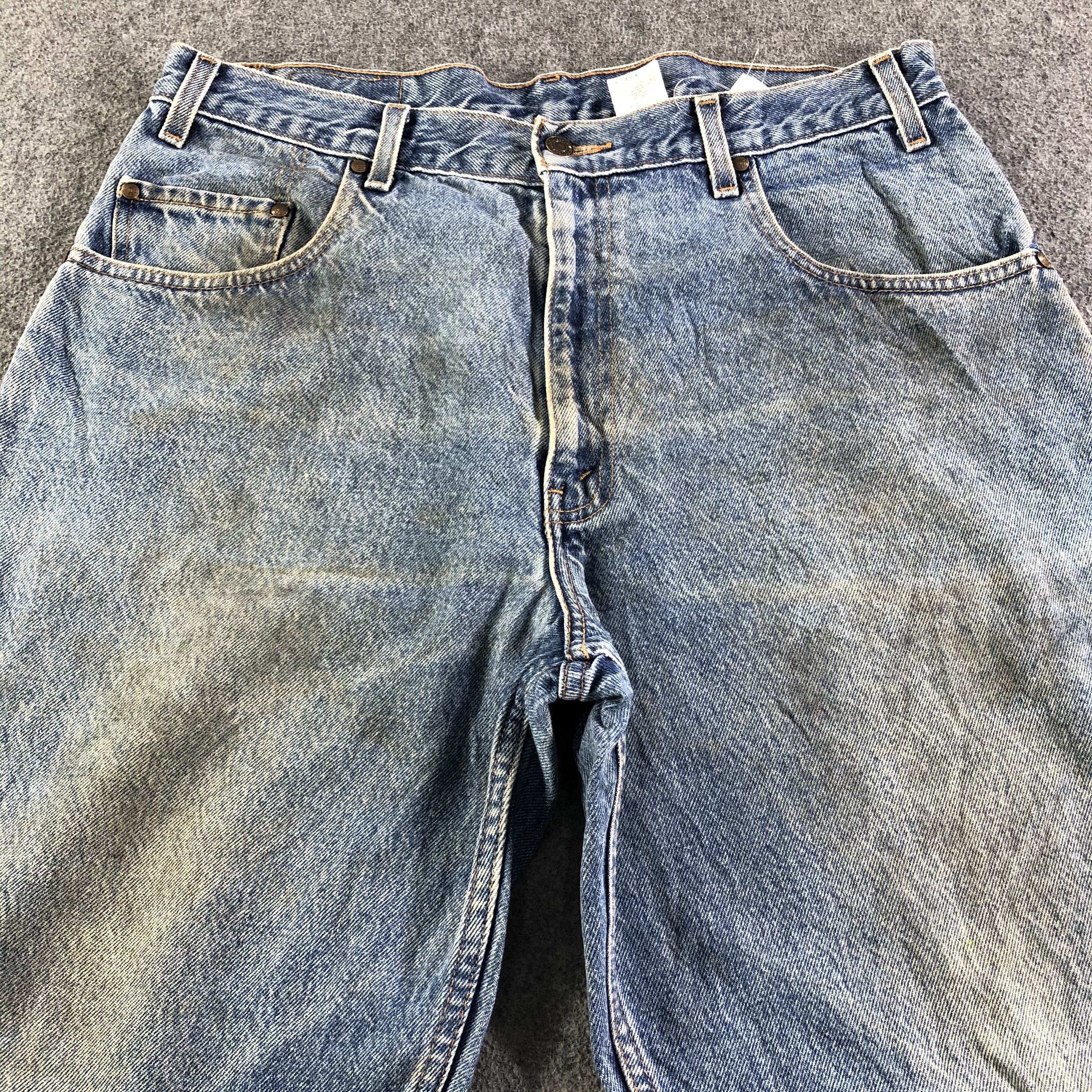 Levi's Vintage 90s Blue Wash Levis 545 Jeans-J3087 Size US 35 - 3 Thumbnail