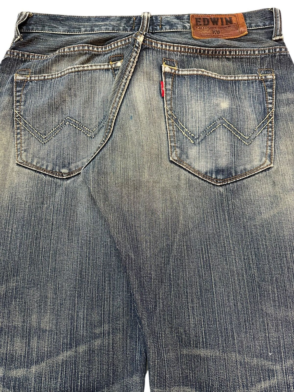 Edwin Edwin XV Exclusive Vintage Faded Wash Style Baggy Jeans Size US 34 / EU 50 - 6 Thumbnail