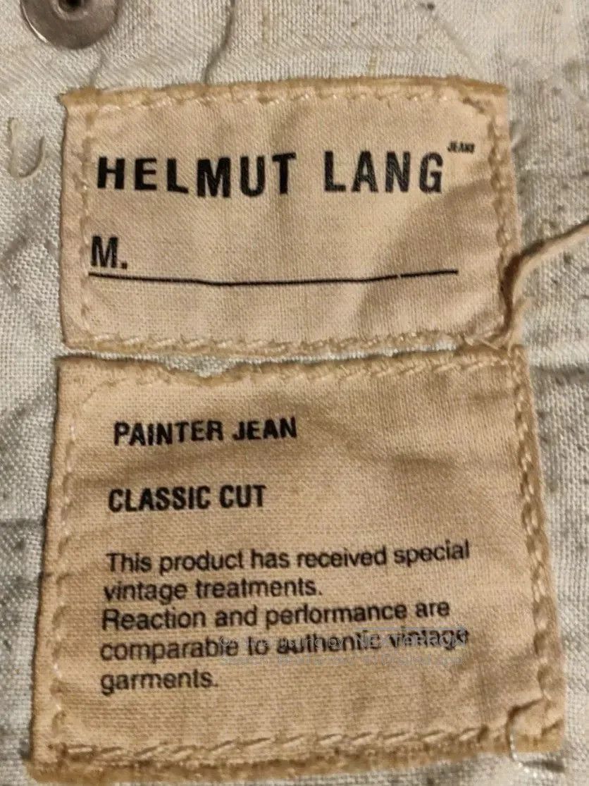 Helmut Lang helmut lang painted jeans vintage archive style. Size US 29 - 9 Thumbnail