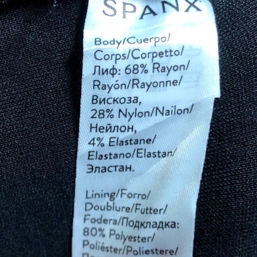 Spanx Spanx Pants Black WhiteStripe Pull On High Rise Skinny Stretch 2XL Size 24" / US 00 / IT 34 - 5 Thumbnail
