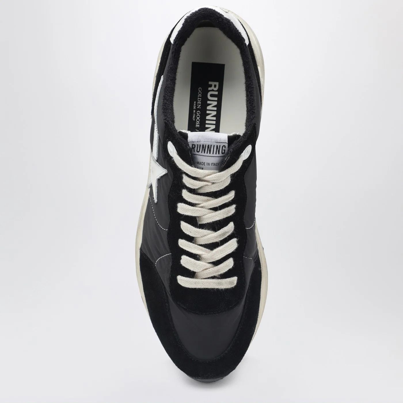 Golden Goose o1d2blof0426 Running Sole Sneakers in Black/White Size US 13 / EU 46 - 3 Thumbnail
