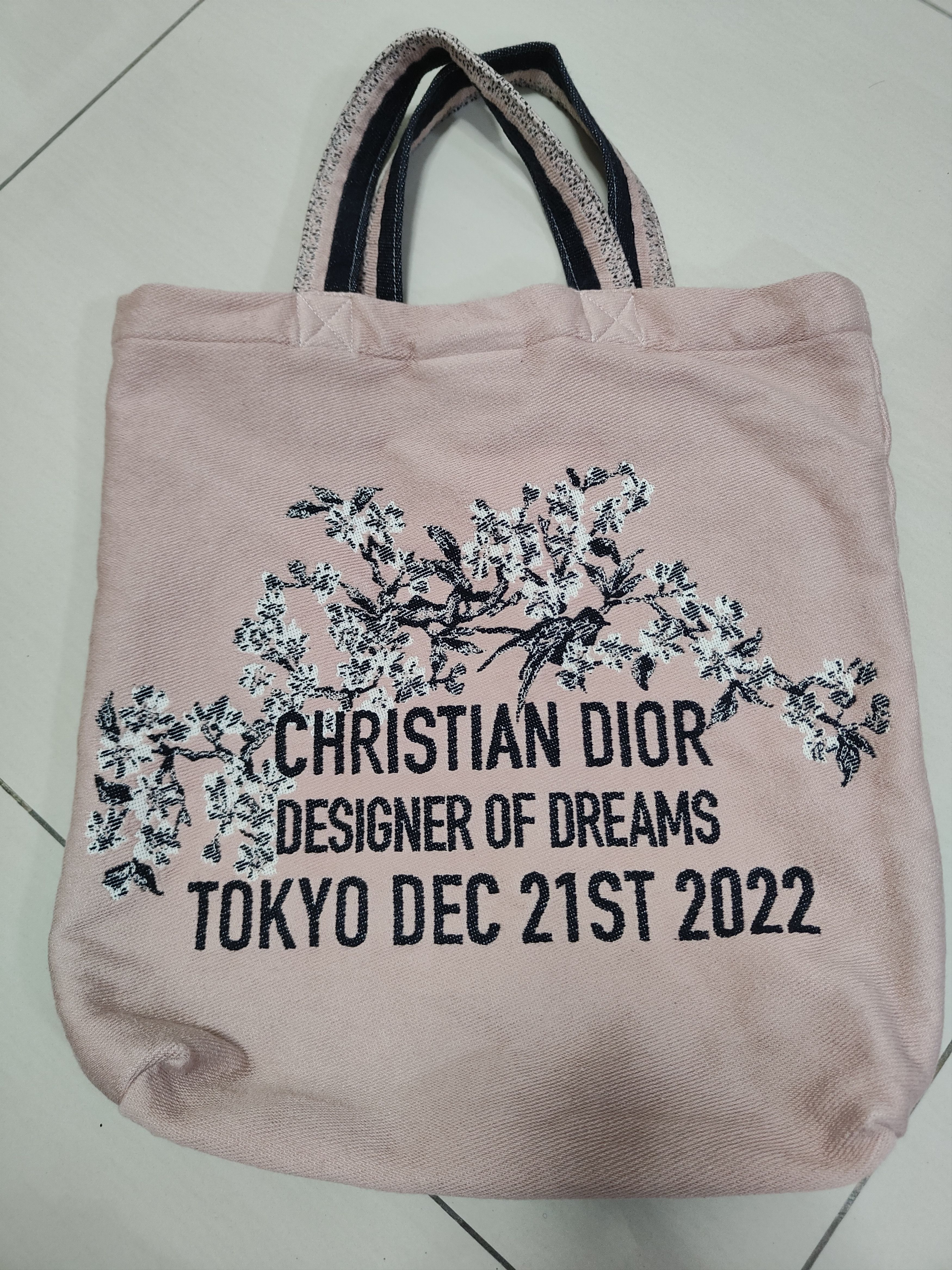 Christian Dior Monsieur Christian Dior Limited Edition Tote Bag in Pink, Women's
