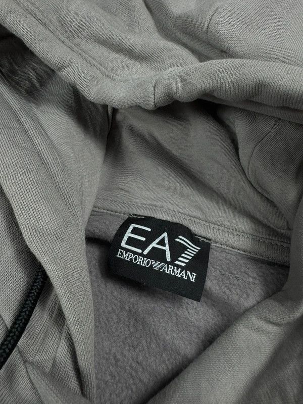 Emporio Armani Emporio Armani EA7 gray logo hoodie XXL Size US XXL / EU 58 / 5 - 5 Thumbnail