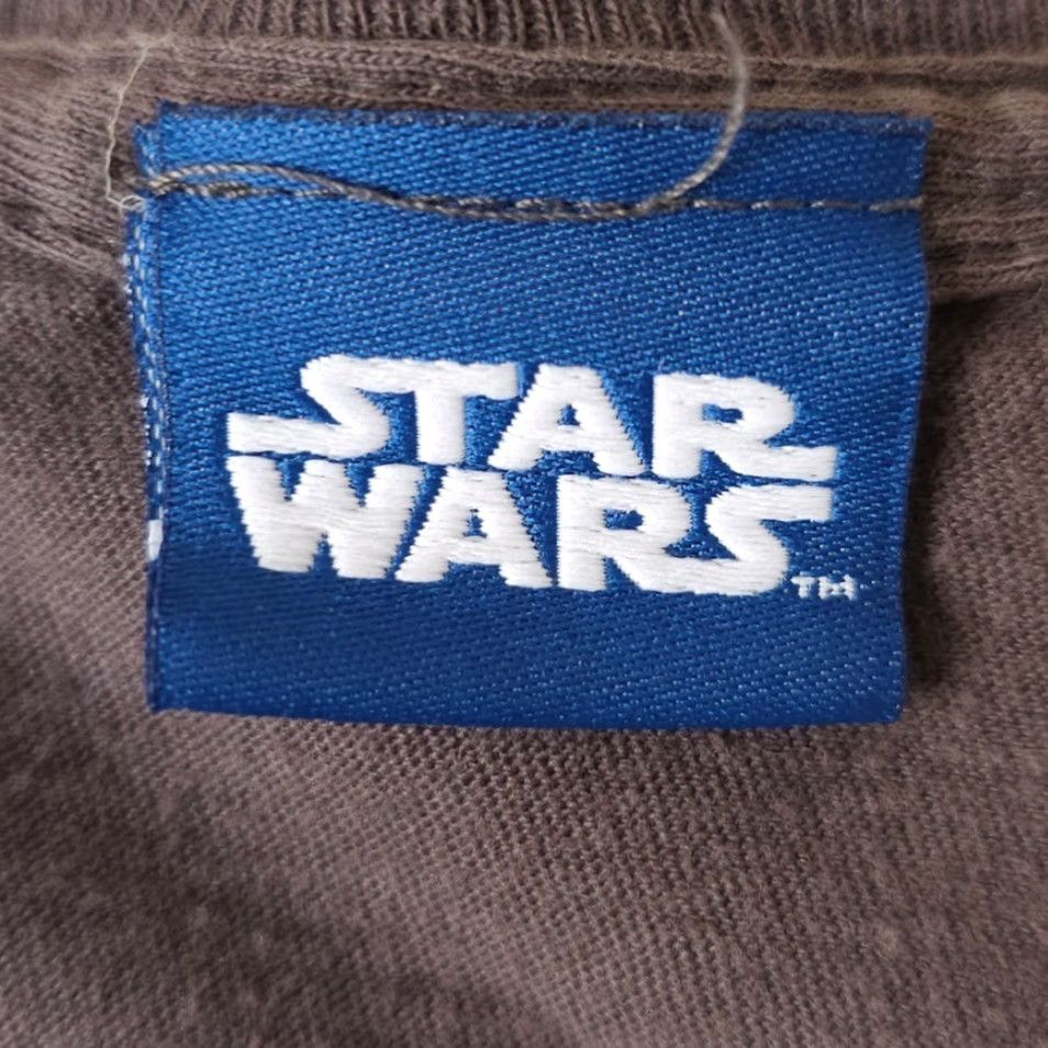 Star Wars VINTAGE Star Wars Shirt Mens Large Brown May The Force Be With You Retro Size US L / EU 52-54 / 3 - 5 Thumbnail
