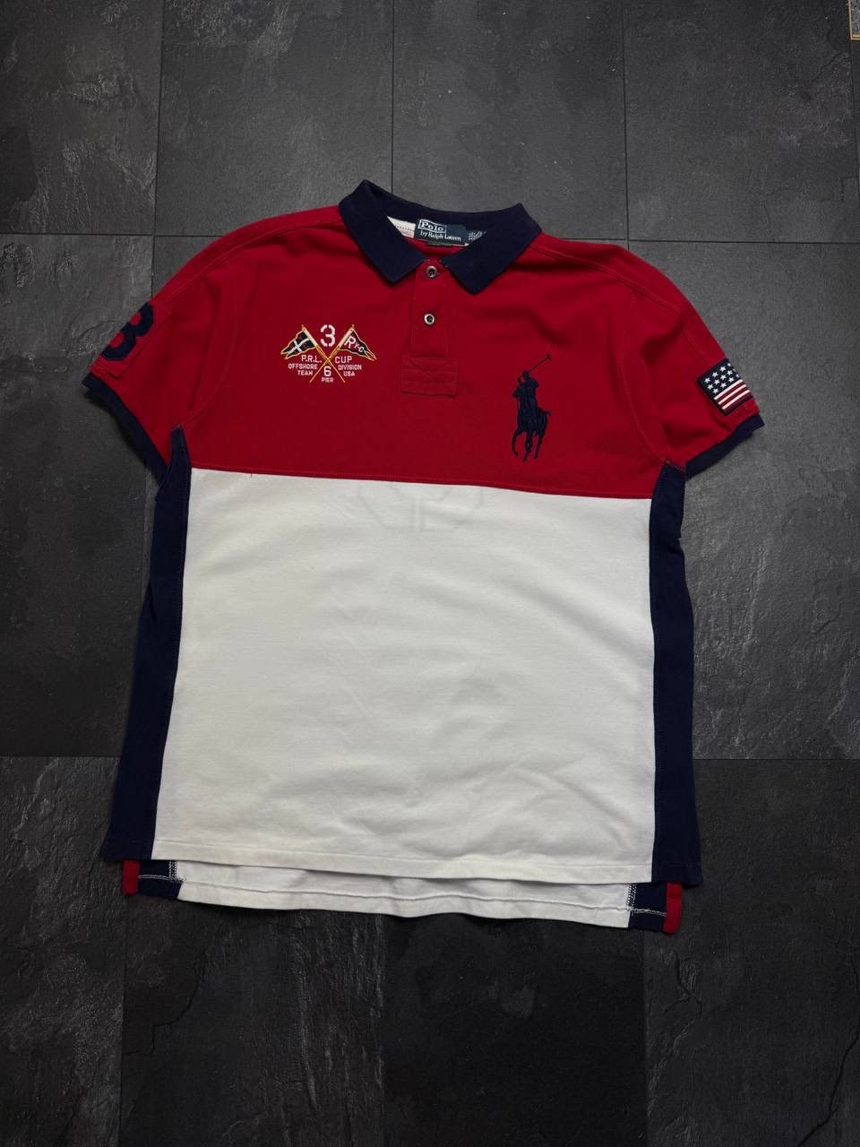 Polo Ralph Lauren Vintage Polo Ralph Lauren big logo United States polo Size US XXL / EU 58 / 5 - 2 Thumbnail