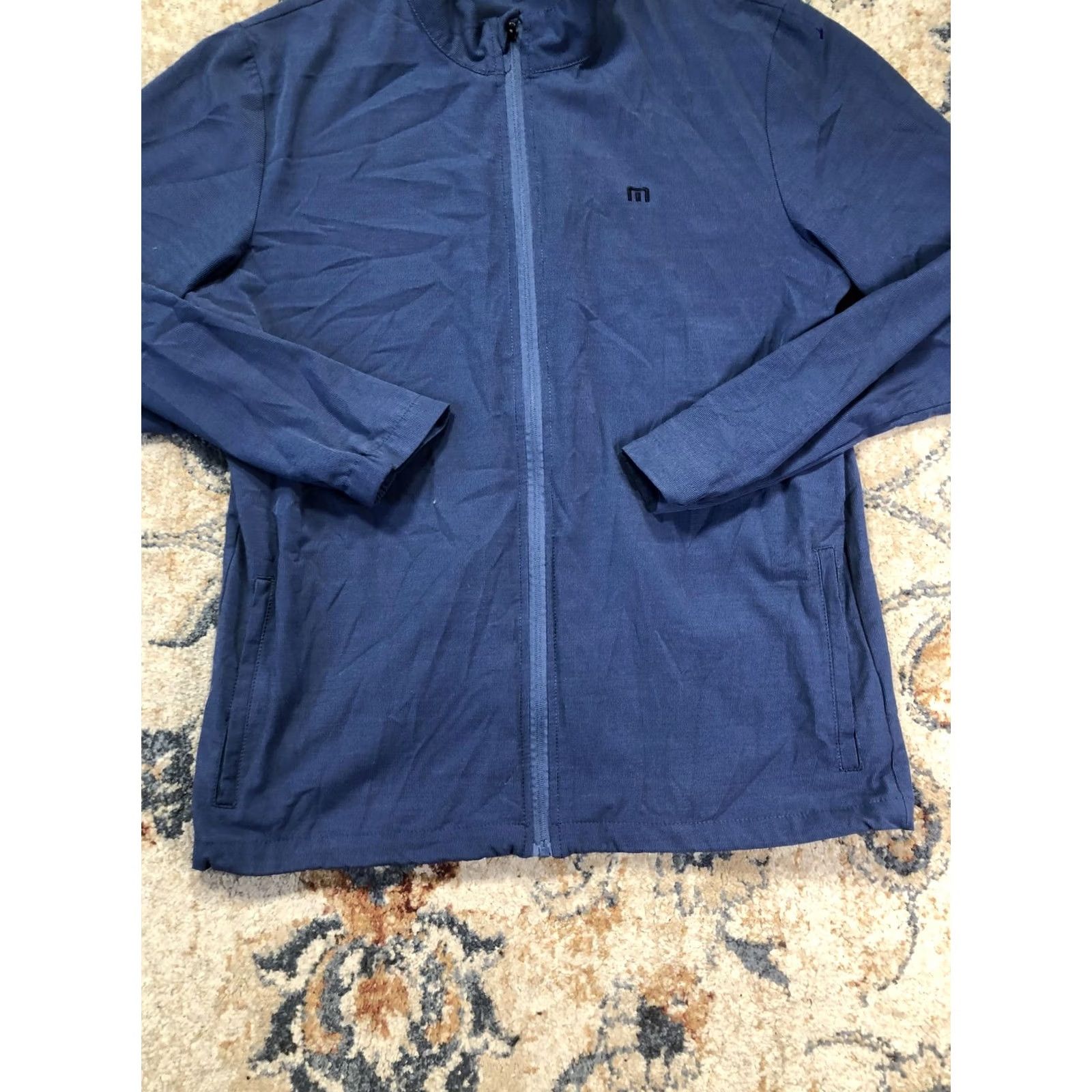 TravisMathew TravisMathew Jacket Mens L Blue Full Zip Lightweight Golf Windbreaker Top Size US L / EU 52-54 / 3 - 5 Thumbnail