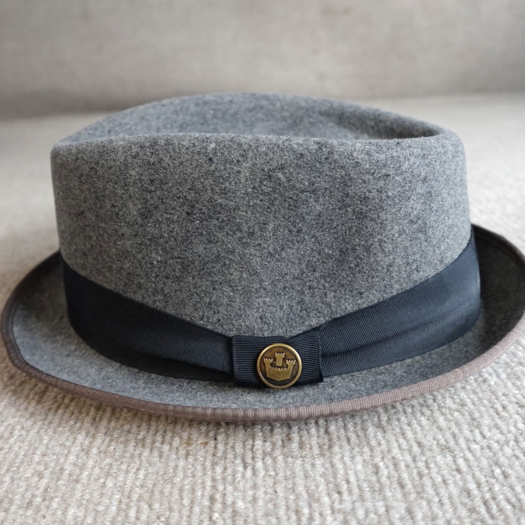 Goorin Bros. Goorin Bros Hat Fedora Wool Gray Large 100% Wool Made in USA Mens Hat Soid: 100% Wool? Size ONE SIZE - 7 Thumbnail
