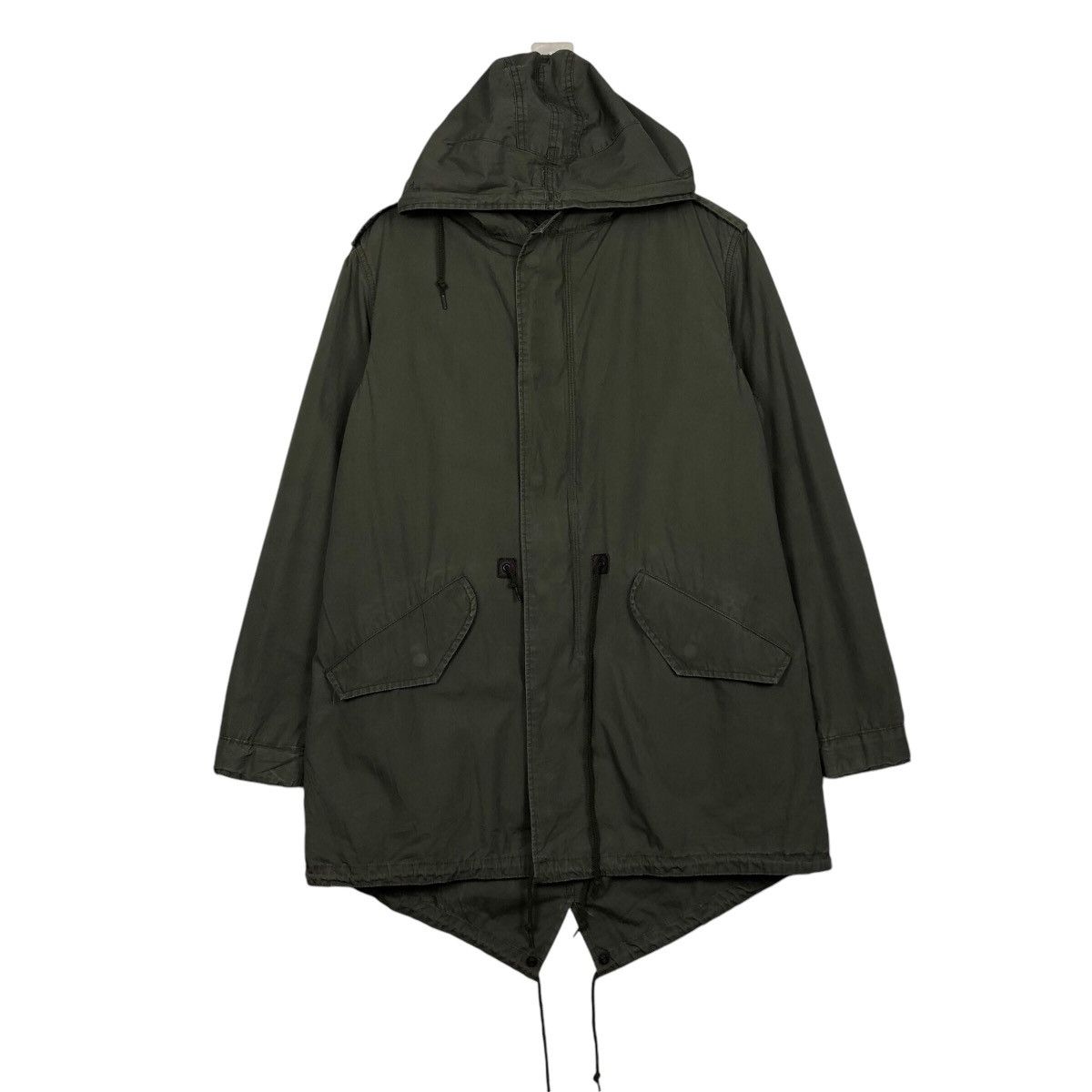 Alpha Industries × Vintage 📌Vintage Heavy Military Parka Jacket Alpha Industries Size US M / EU 48-50 / 2 - 2 Thumbnail