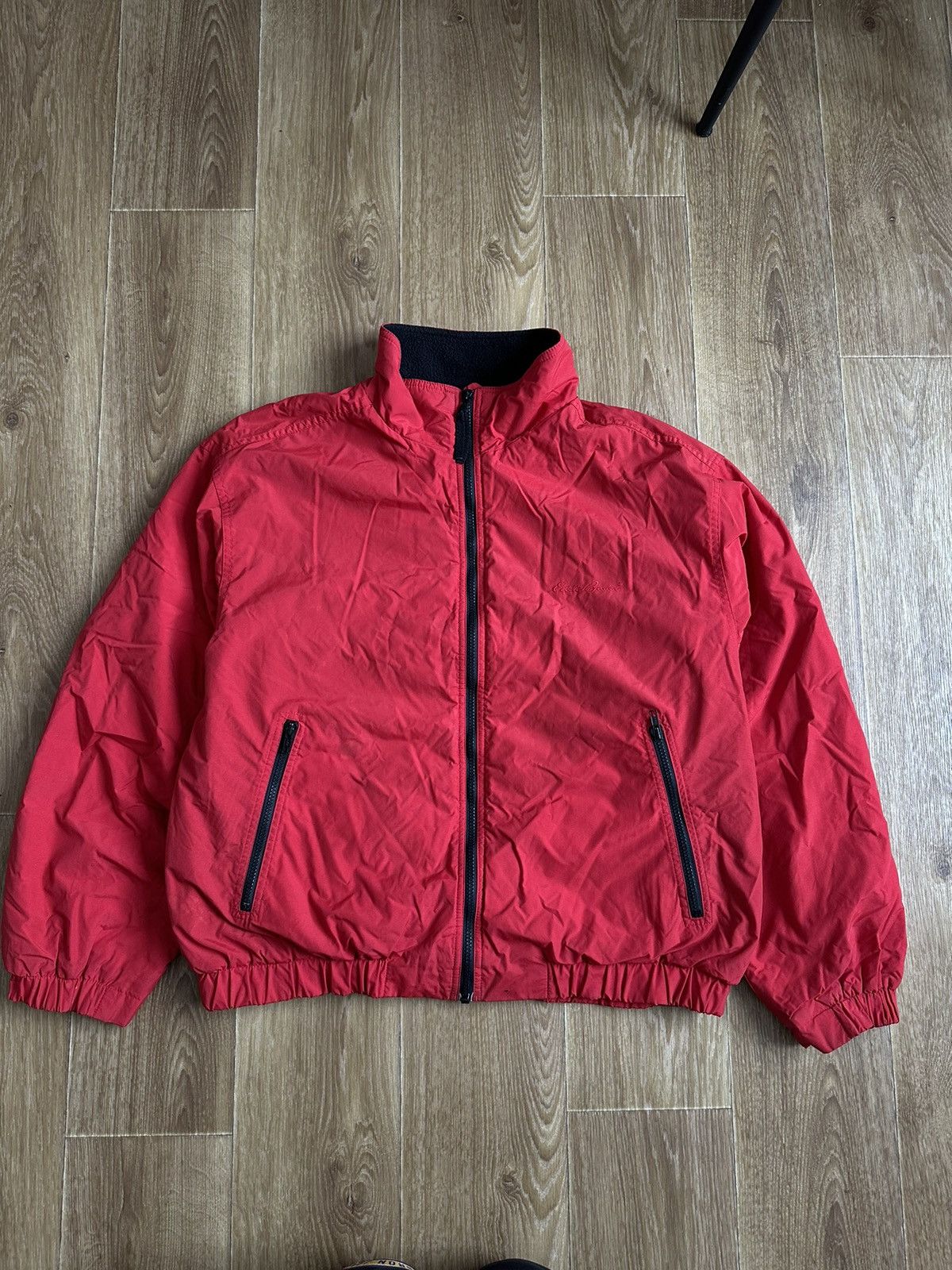 Eddie Bauer × Vintage Vintage Eddie Bauer Sherpa Lining Dirty Bomber Jacket Size US L / EU 52-54 / 3 - 1 Thumbnail
