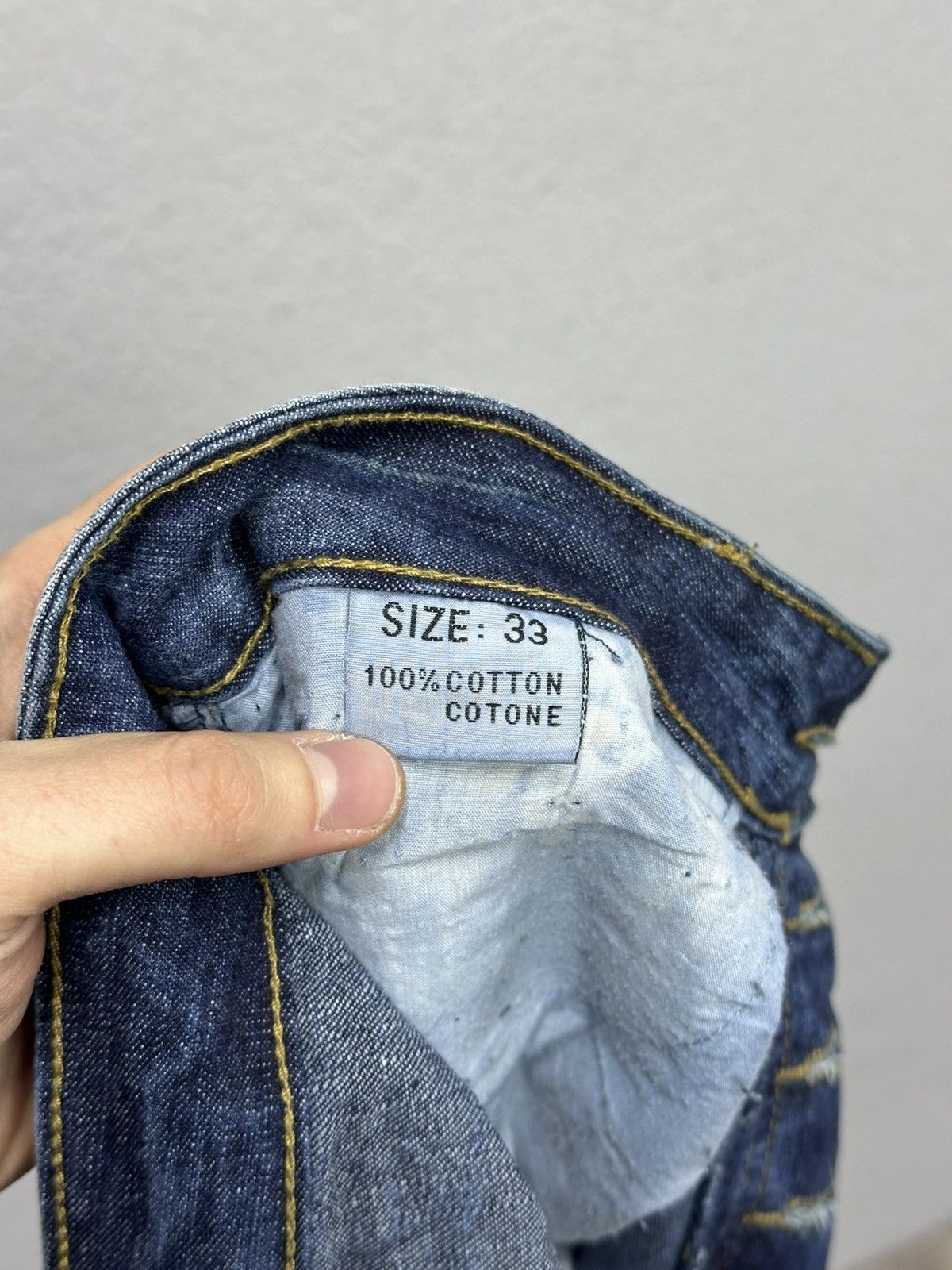 Japanese Brand Vintage Junya Watanabe Style Multi Pocket Cargo Jeans Pants Size US 32 / EU 48 - 11 Thumbnail