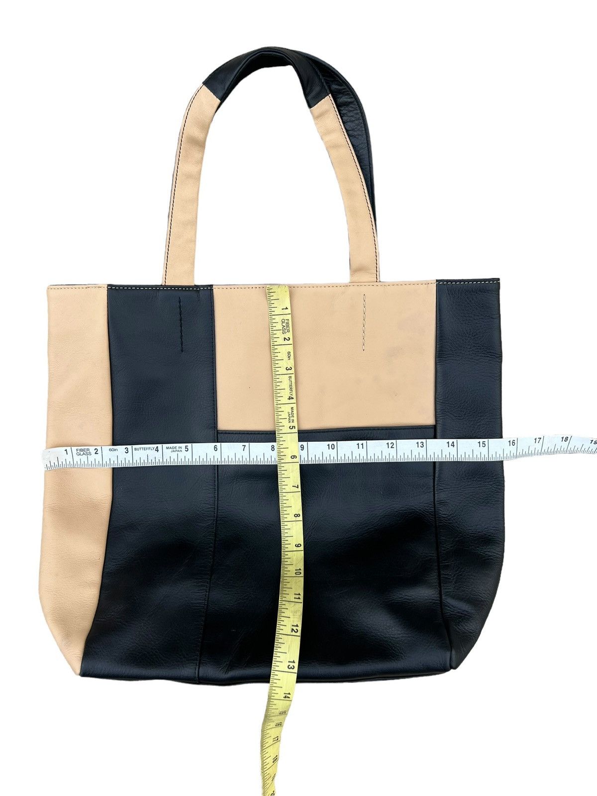Leather Les sacs Adam Japan Patchwork Leather Tote Bag Size ONE SIZE - 20 Thumbnail