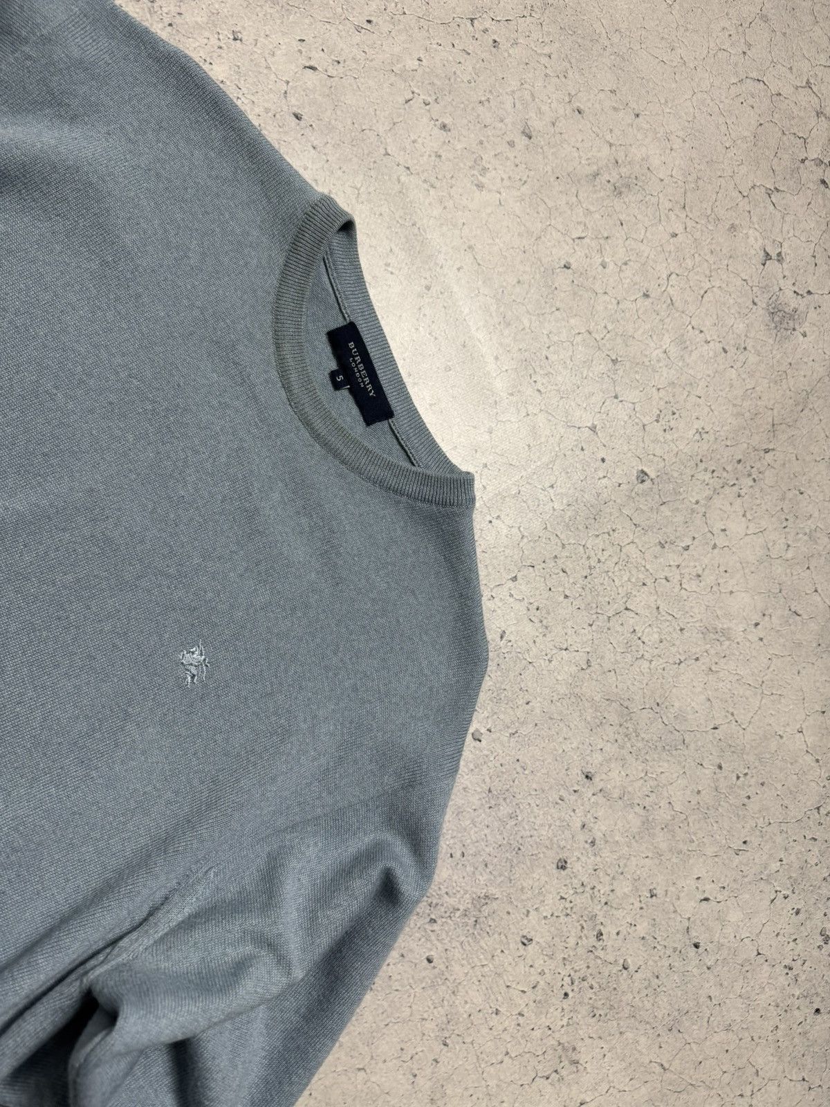 Burberry Burberry London Vintage Blue Sweater Size US L / EU 52-54 / 3 - 4 Thumbnail