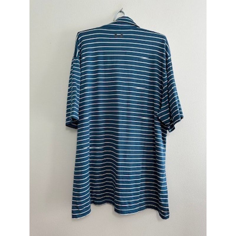 Under Armour Under Armour teal striped polo size XL Size US XL / EU 56 / 4 - 3 Thumbnail