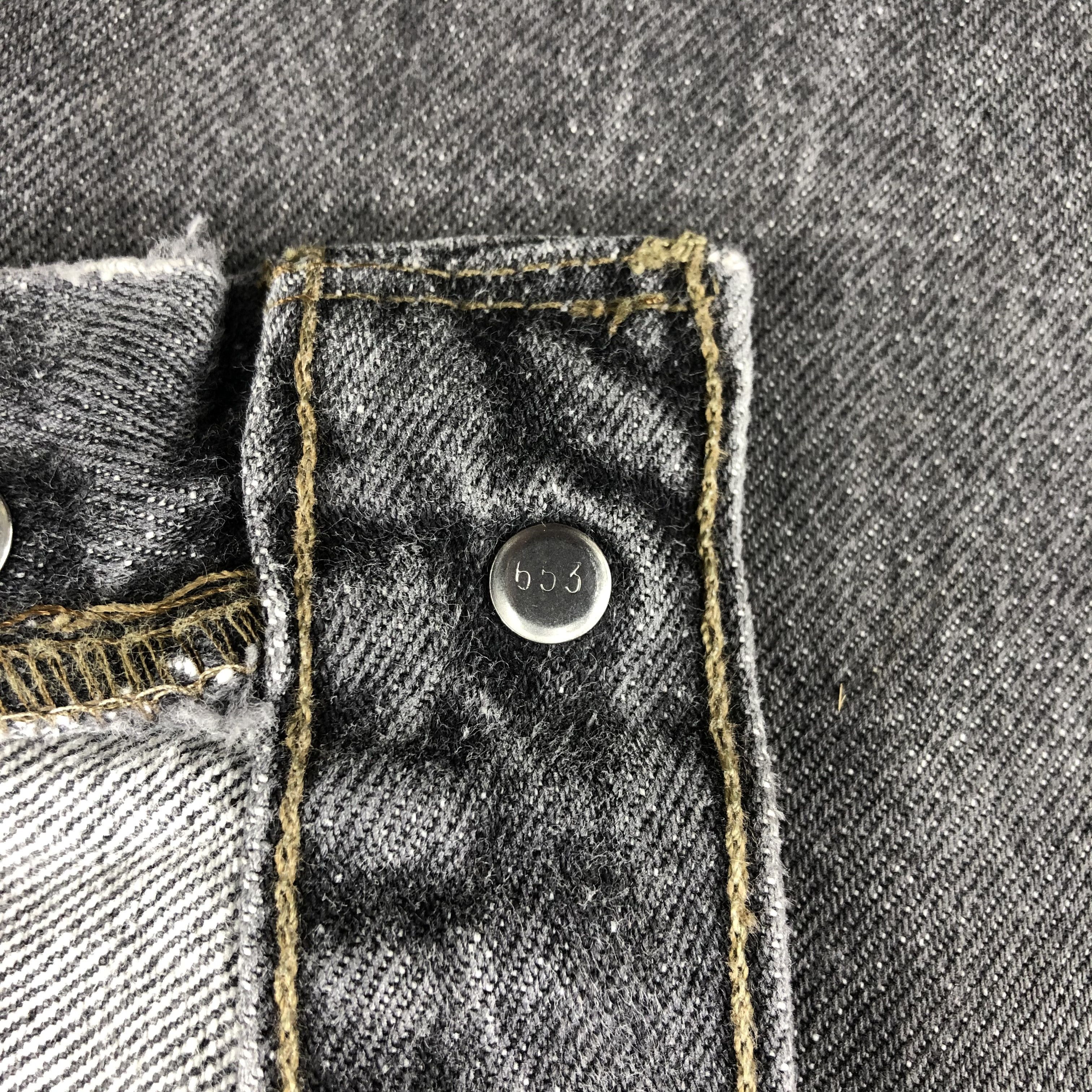 Levi's Vintage 90s Levis 501 Faded Black Jeans-JM2581 Size US 33 - 13 Thumbnail