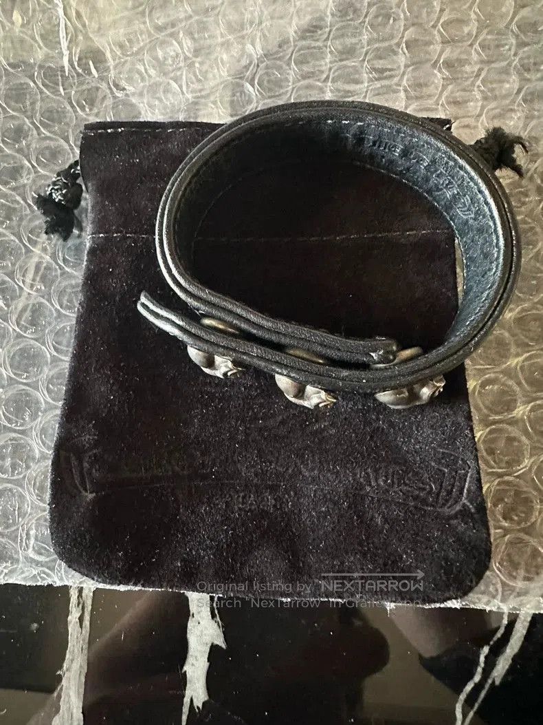 Chrome Hearts Chrome Hearts Leather Heart Vine Bracelet. Size ONE SIZE - 3 Thumbnail