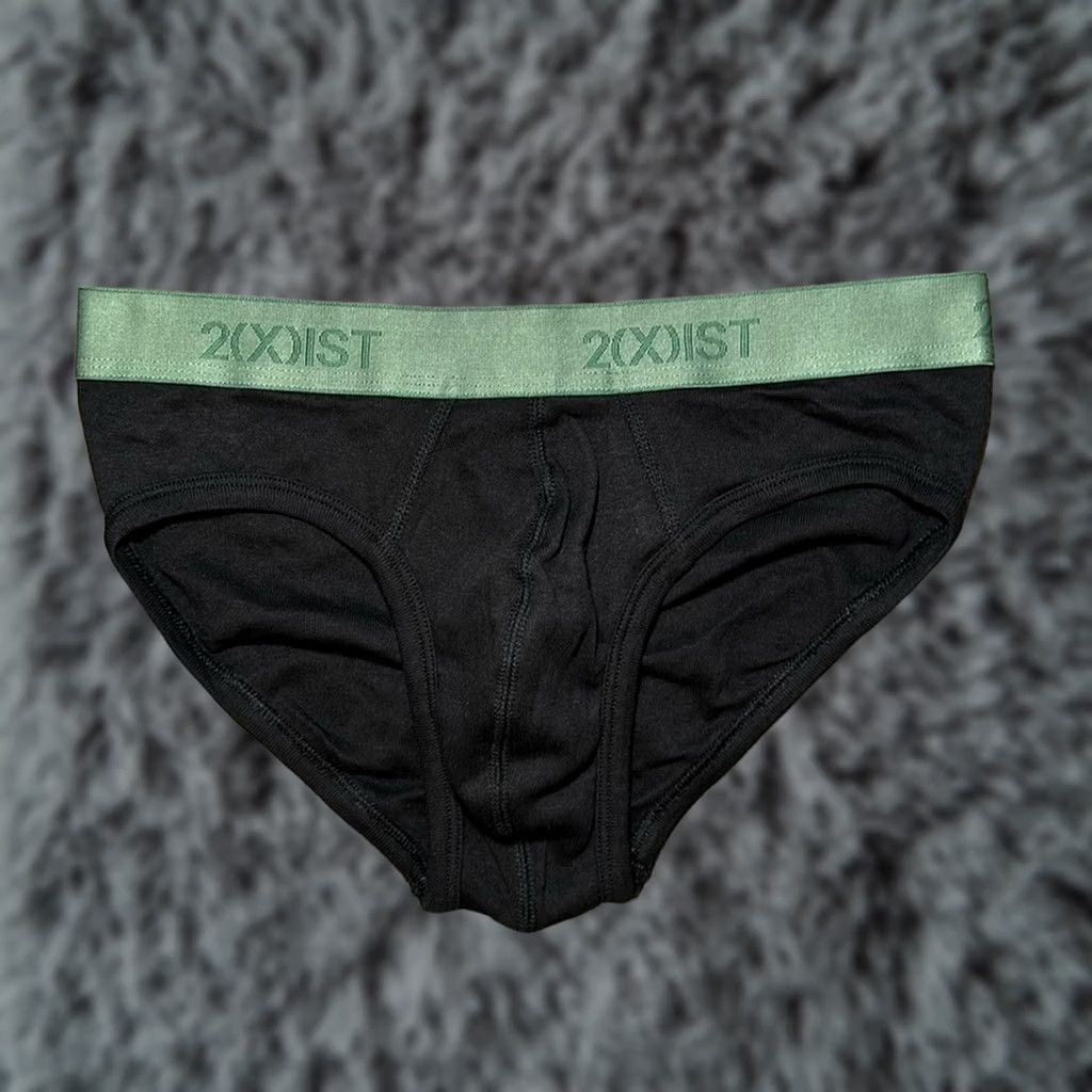 Vintage 2xist Brief Black Underwear, Men, Small, Regular, Low Rise, 2xist, Brief, Underwear, NWOT, UF2479 Size US 29 - 1 Thumbnail