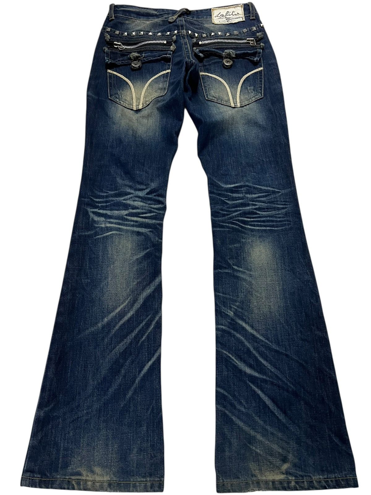 Japanese Brand Lolita By Concert Club Flared Denim Size US 31 - 2 Thumbnail