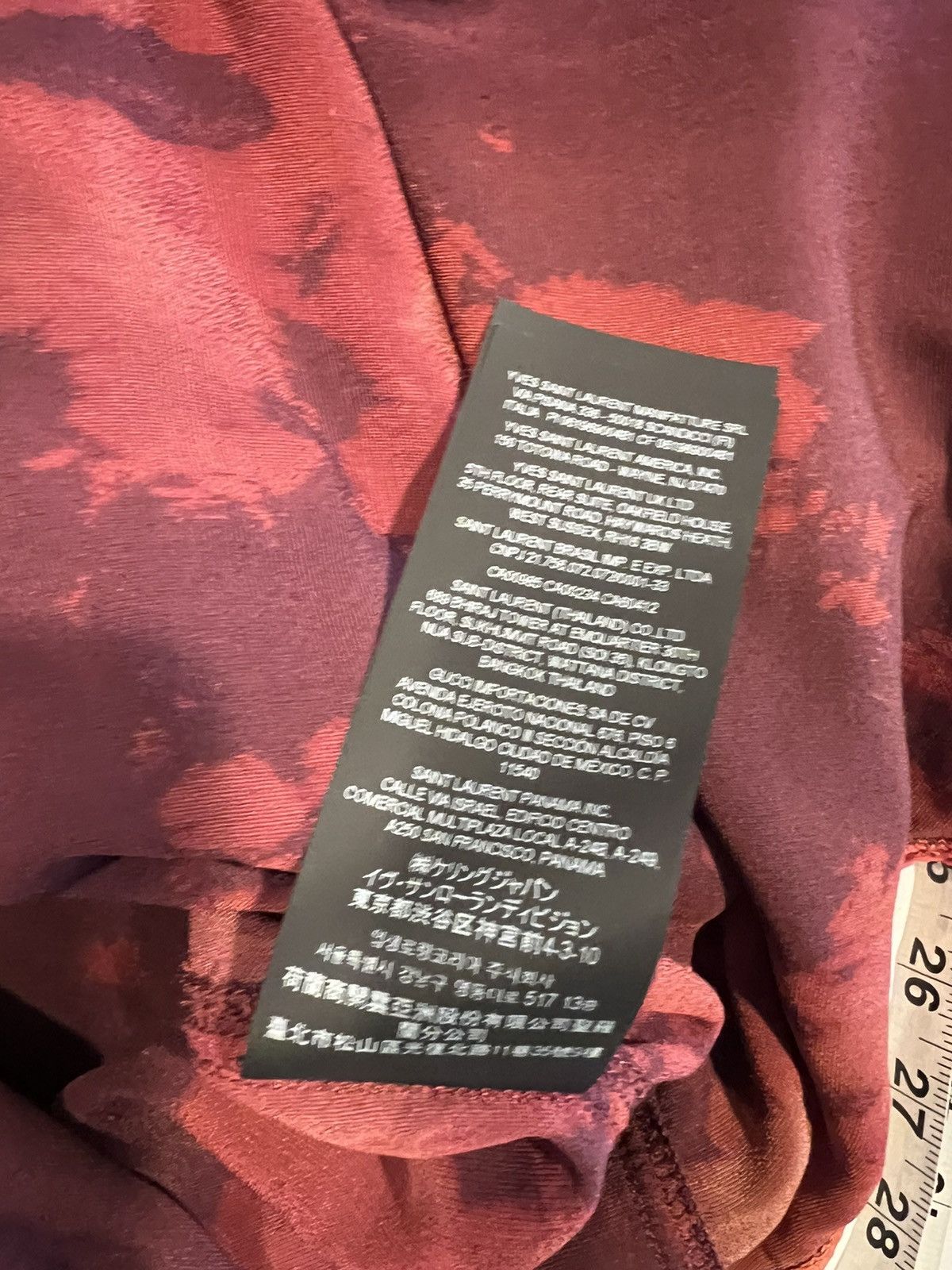 Saint Laurent Paris Saint Laurent men’s Devore velvet shirt. XL. $1350 Size US XL / EU 56 / 4 - 11 Thumbnail