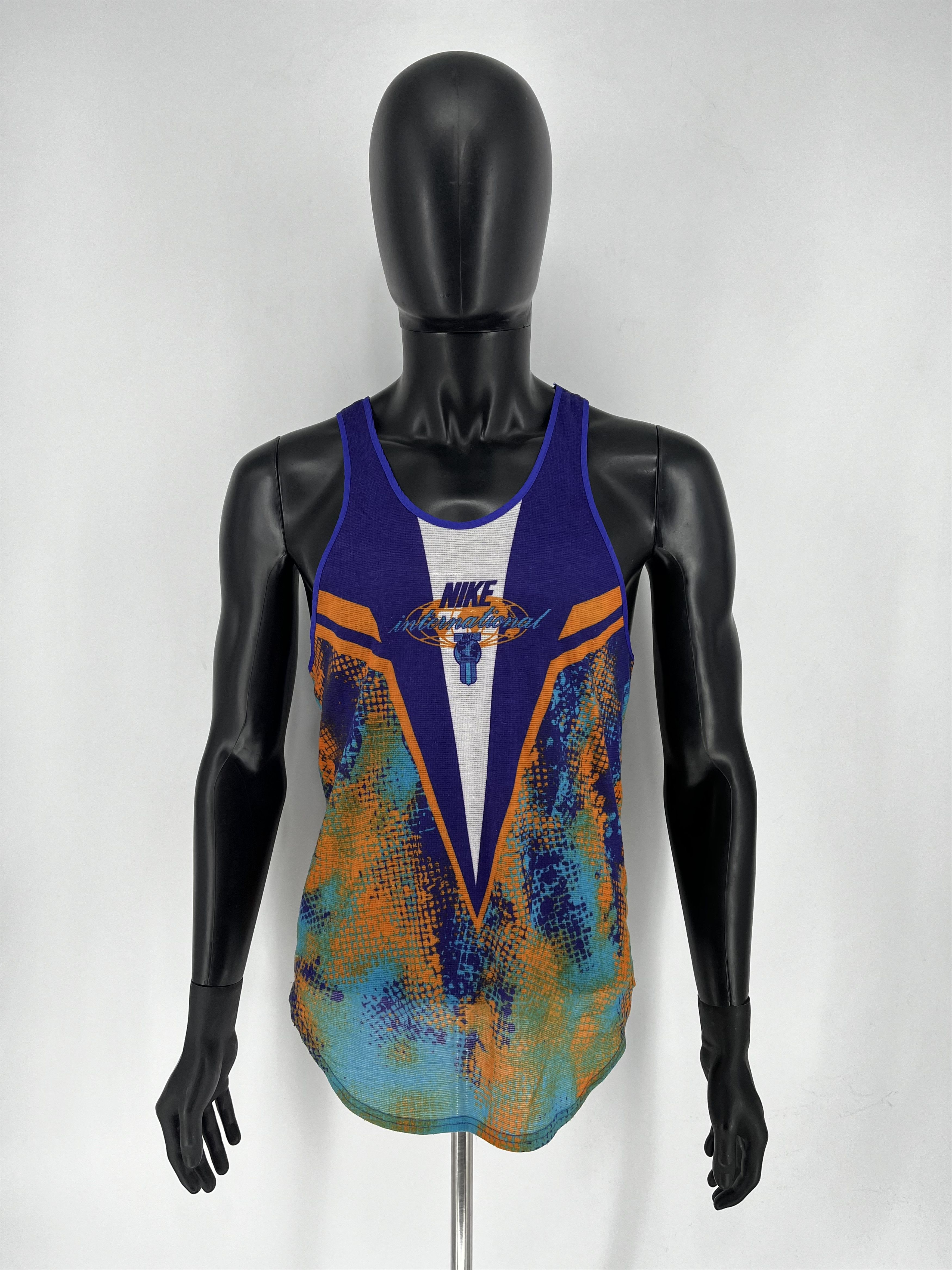 Nike × Vintage Nike International Men’s Running vest - Small. Vintage Size US S / EU 44-46 / 1 - 2 Thumbnail