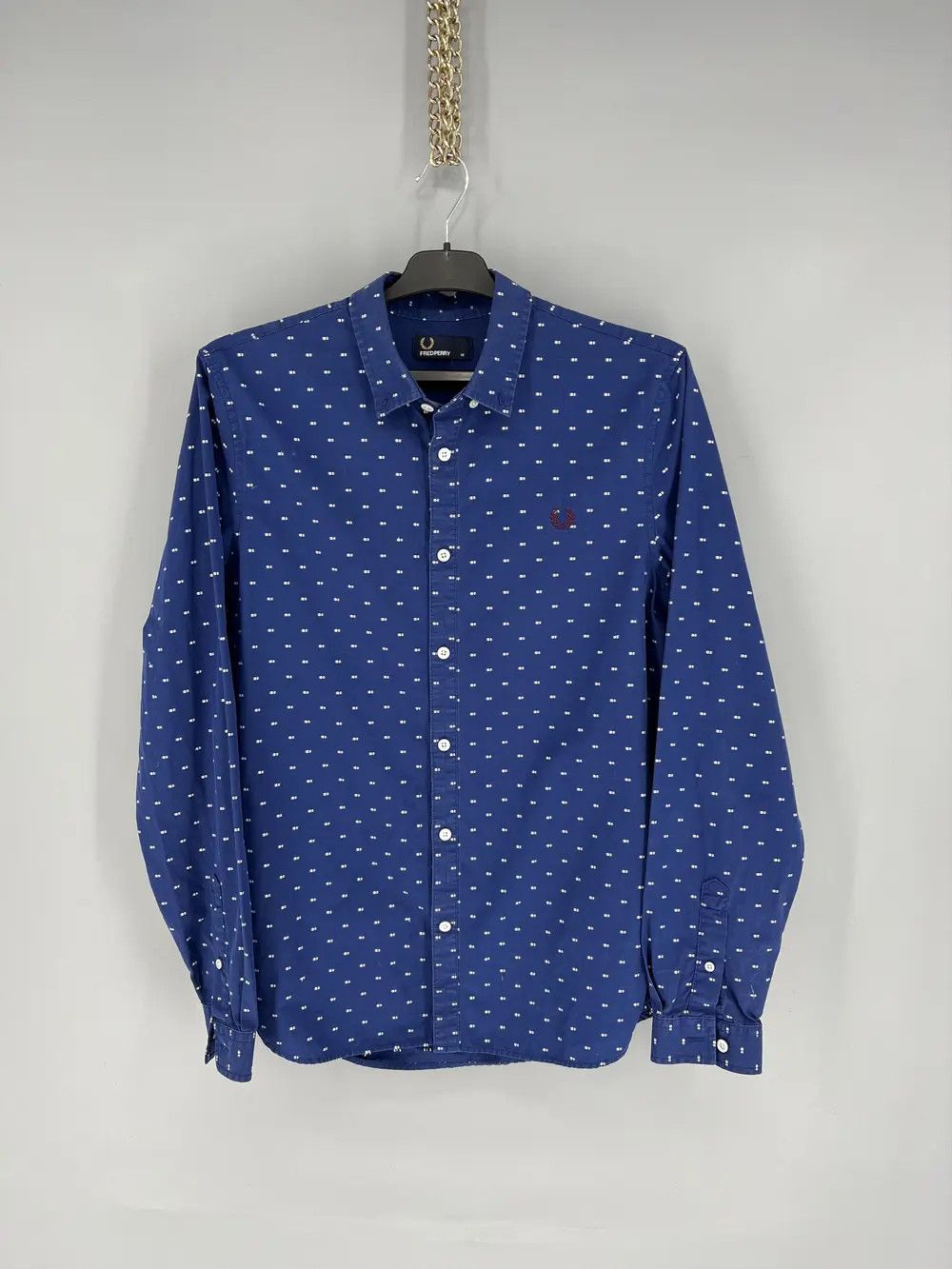 Fred Perry Vintage FRED PERRY Long Sleeve Button Down Shirt Size US M / EU 48-50 / 2 - 1 Thumbnail