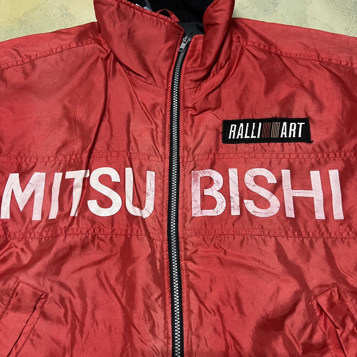 Japanese Brand Vintage Mitsubishi Ralliart Racing Jacket Big Logo Size US L / EU 52-54 / 3 - 6 Thumbnail