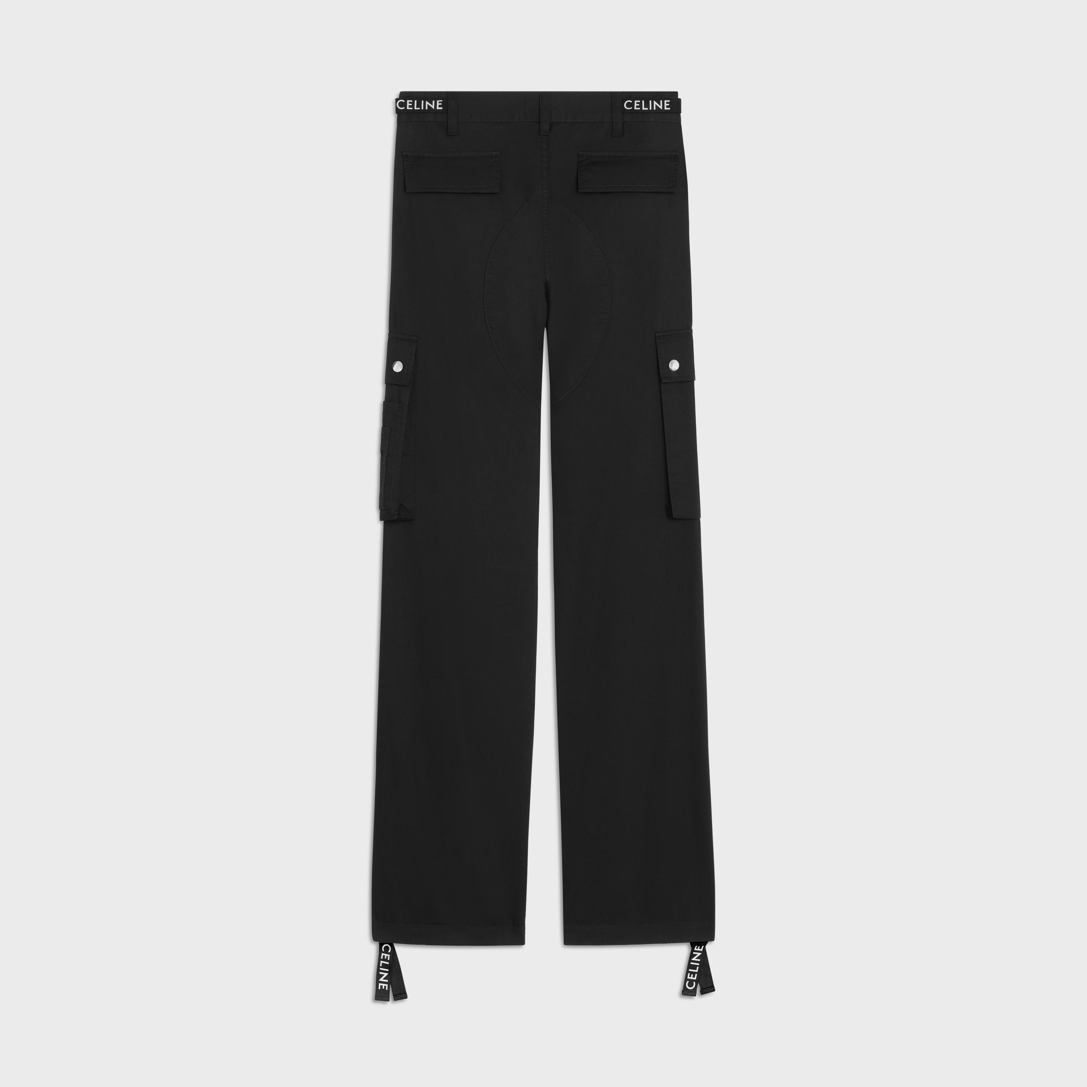 Celine o1bcso1str0925 2Z603219I Cargo Pant in Black Size US 32 / EU 48 - 2 Thumbnail
