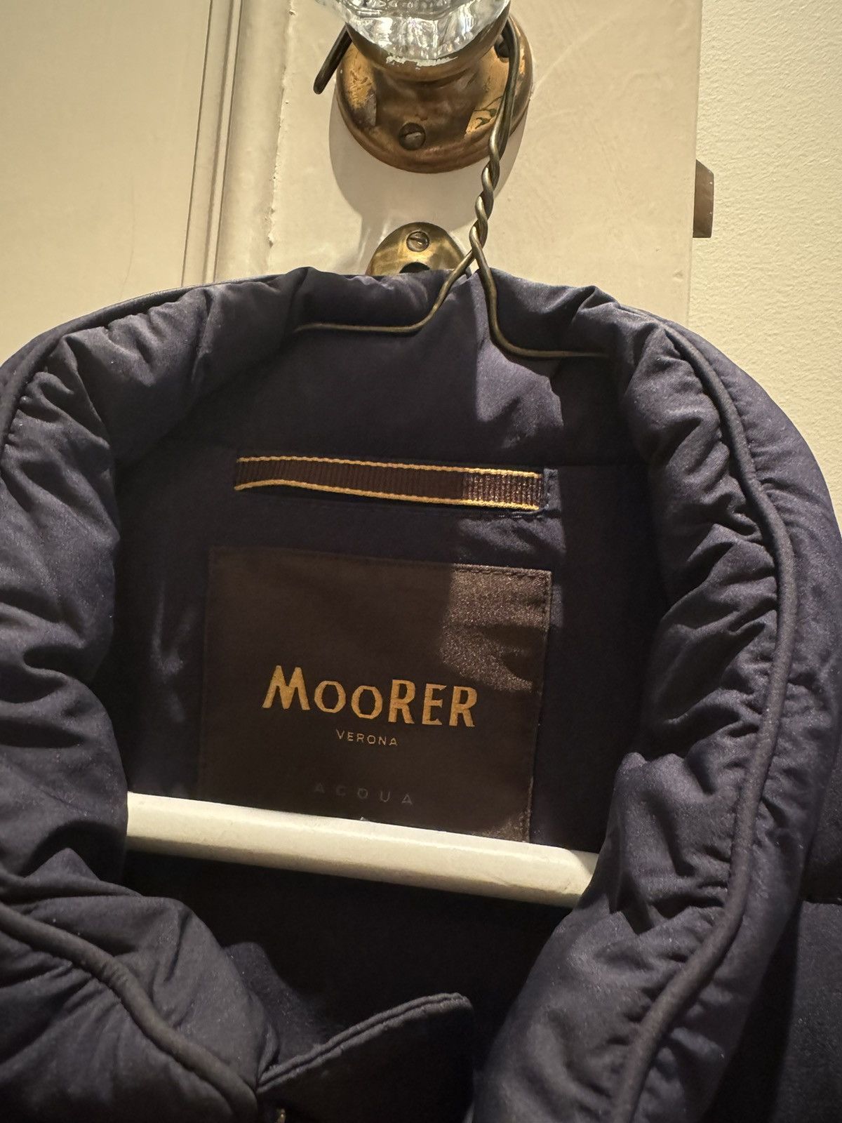 Moorer Moorer Verona Acqua Oliver-KN Navy Blue Vest | Grailed